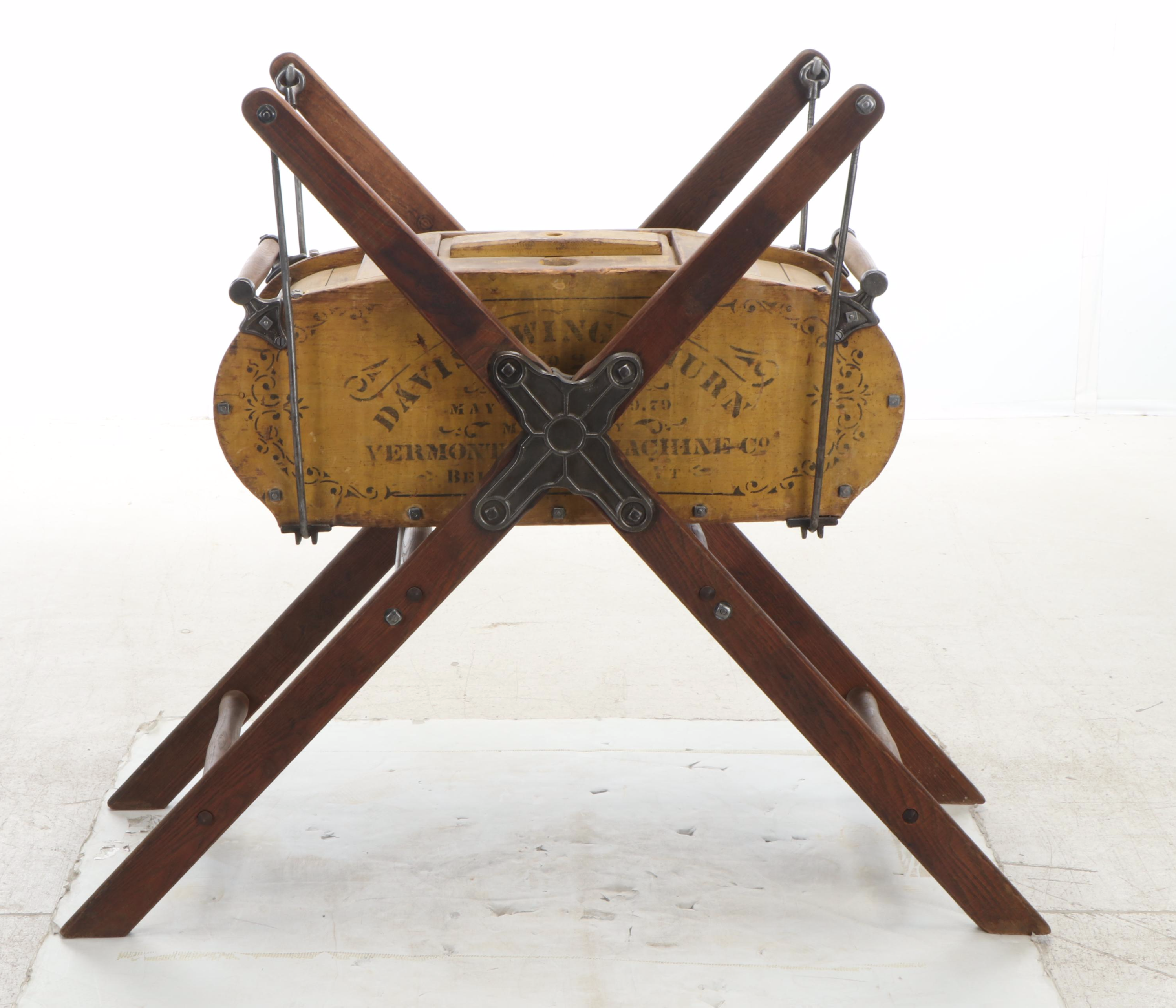 Vermont Farm Machine Co. No. 2 Davis Swing Churn, Late 19th Century