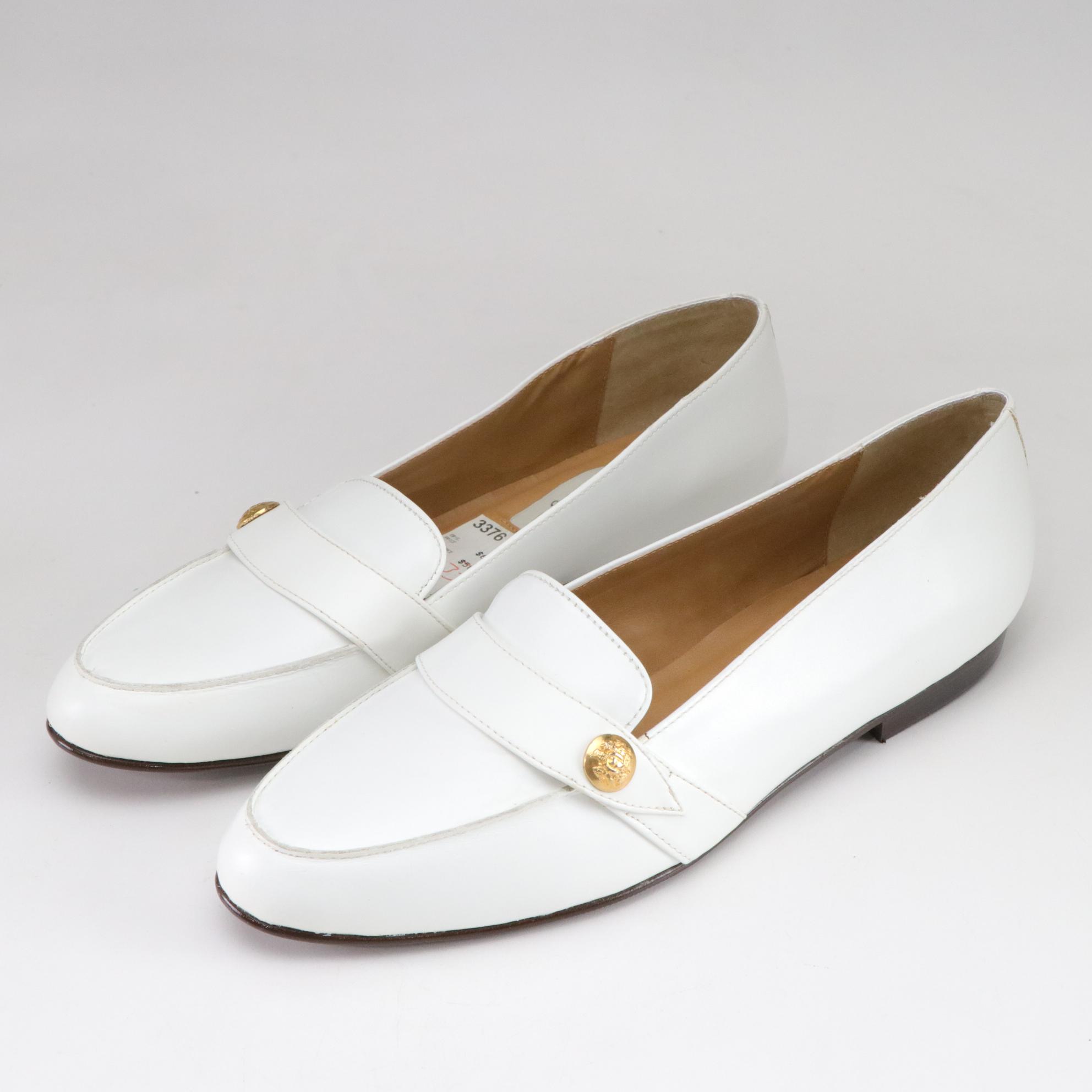 Etienne Aigner White Faith Loafers, Faux Fur Hats & Set of Evening Bags