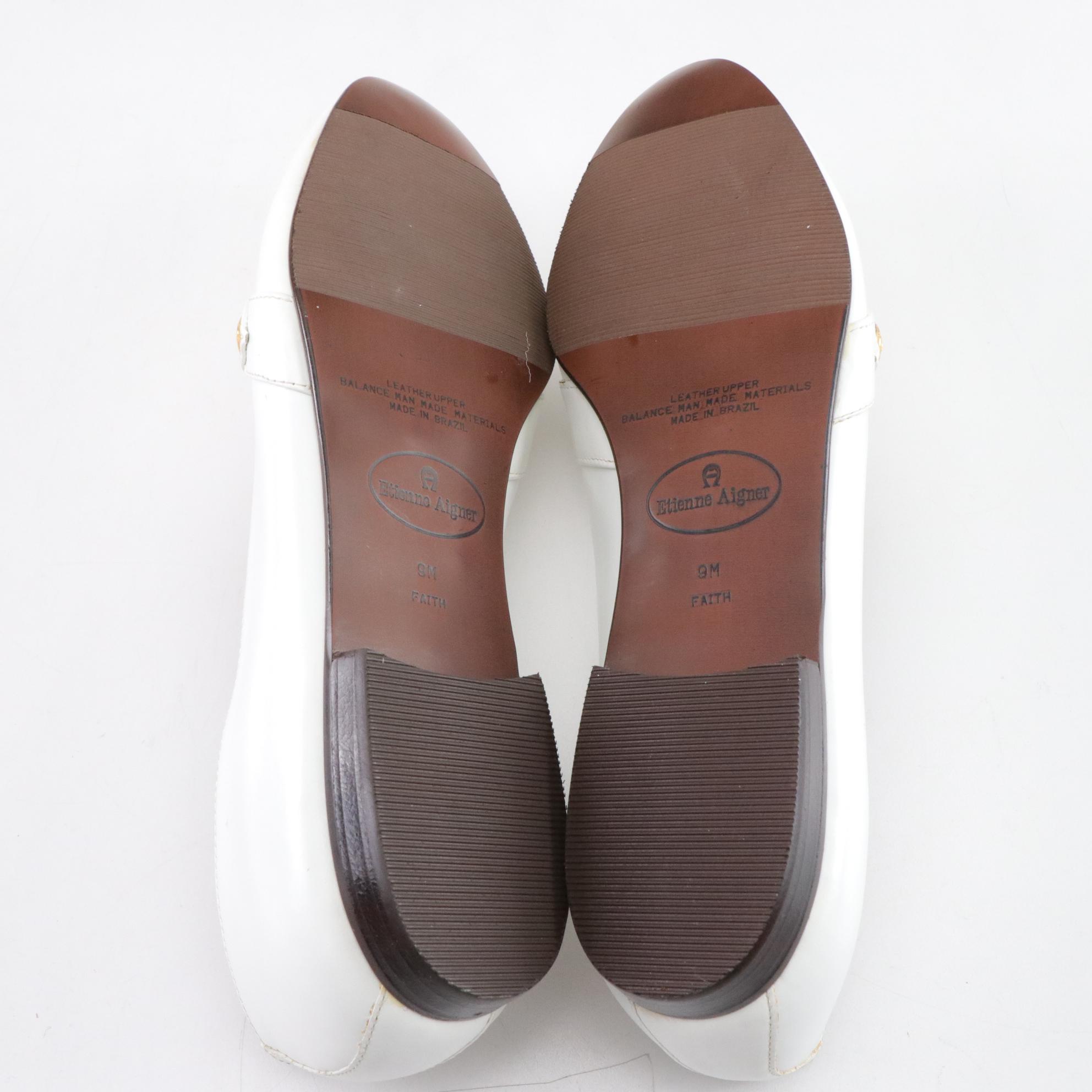 Etienne Aigner White Faith Loafers, Faux Fur Hats & Set of Evening Bags