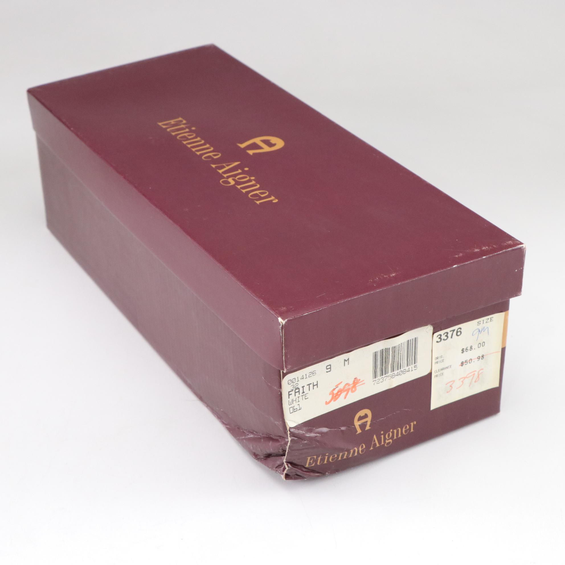 Etienne Aigner White Faith Loafers, Faux Fur Hats & Set of Evening Bags