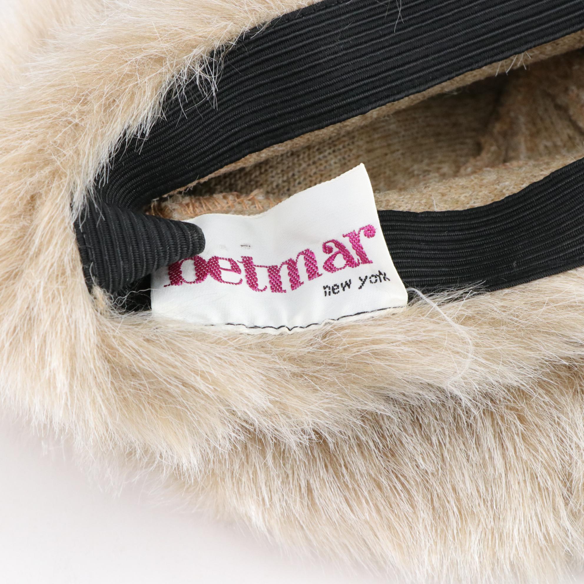 Etienne Aigner White Faith Loafers, Faux Fur Hats & Set of Evening Bags