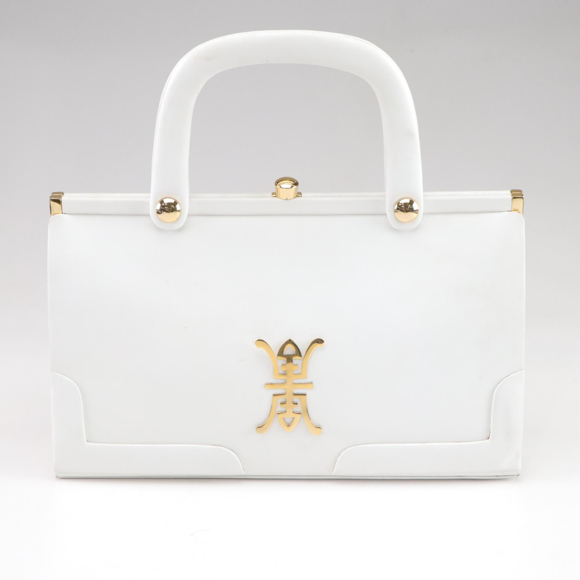 Etienne Aigner White Faith Loafers, Faux Fur Hats & Set of Evening Bags