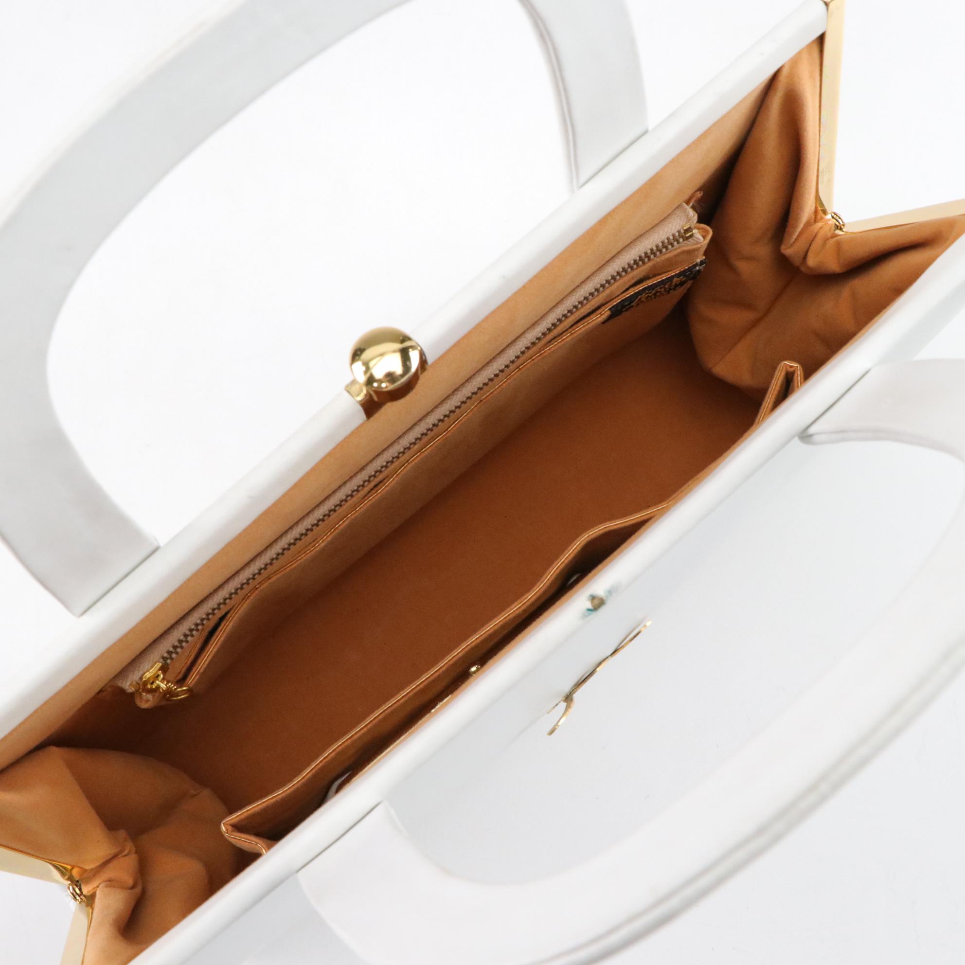 Etienne Aigner White Faith Loafers, Faux Fur Hats & Set of Evening Bags