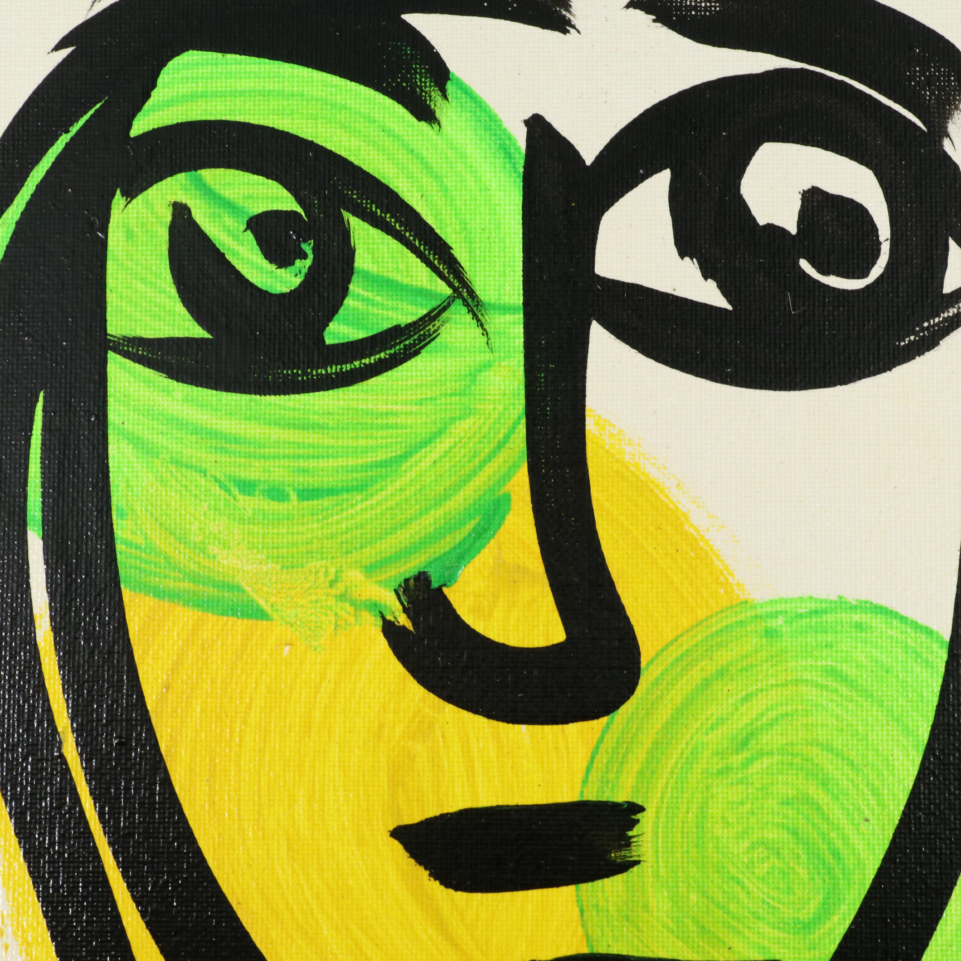 Peter Robert Keil Stylized Acrylic Portrait