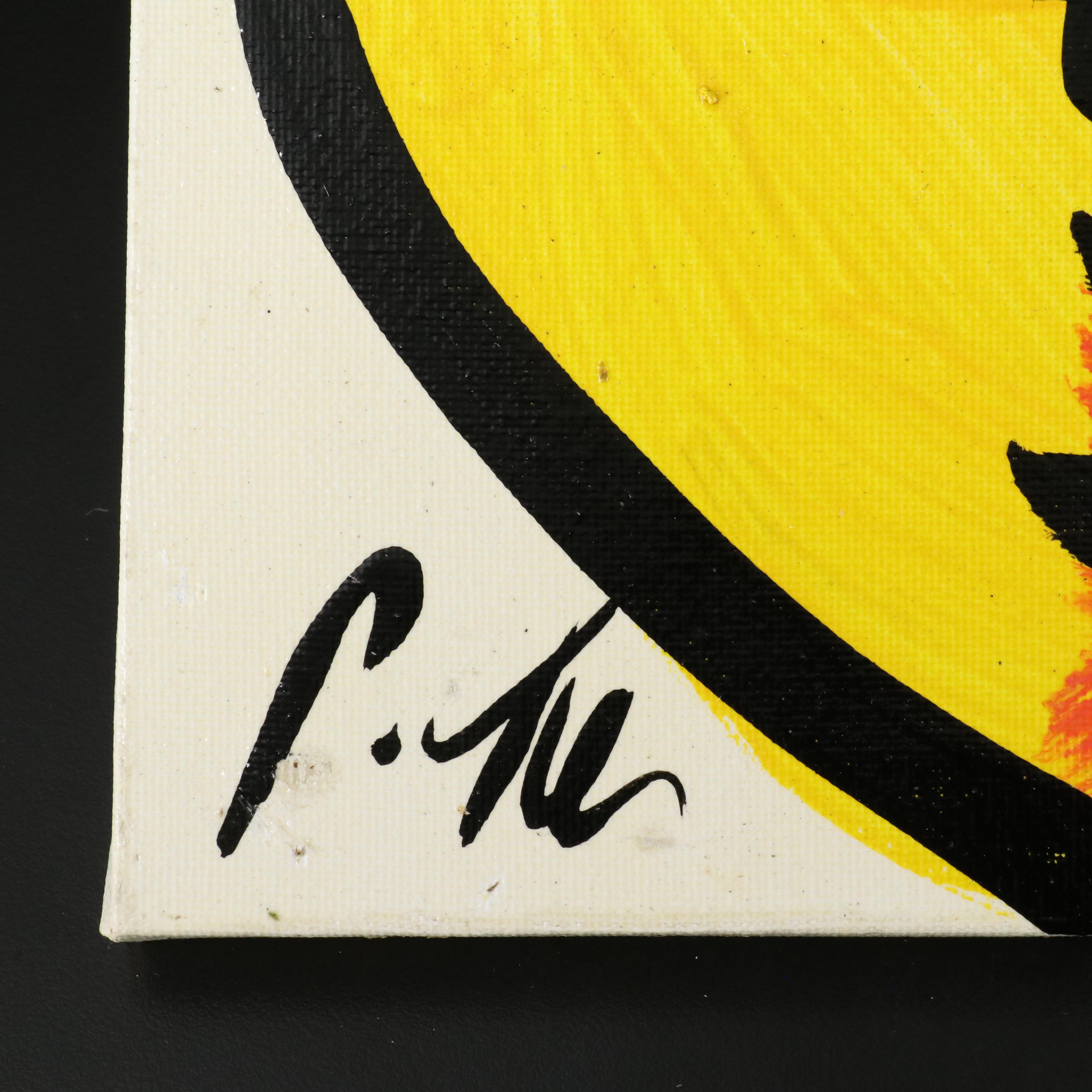 Peter Robert Keil Stylized Acrylic Portrait