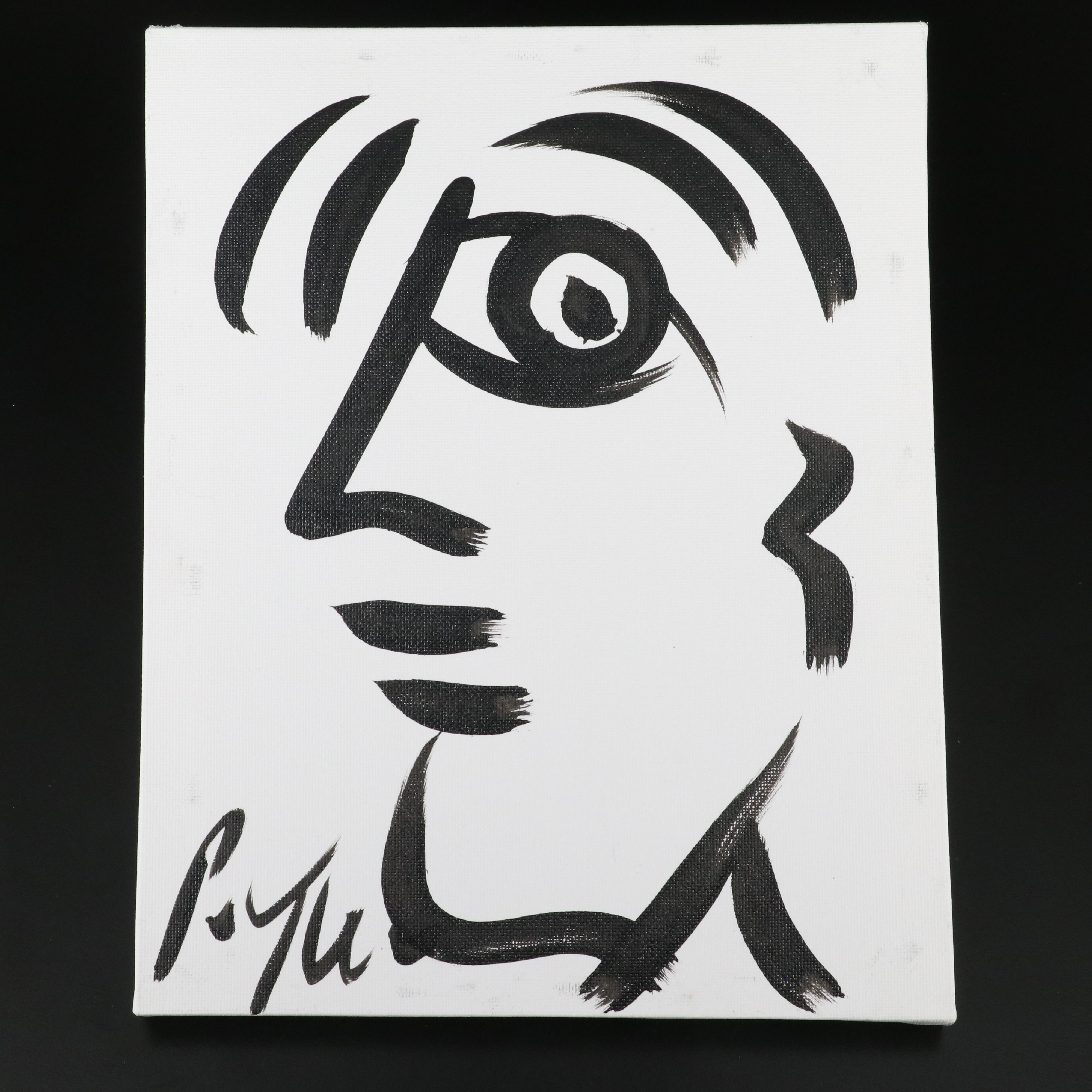 Peter Robert Keil Stylized Acrylic Portrait