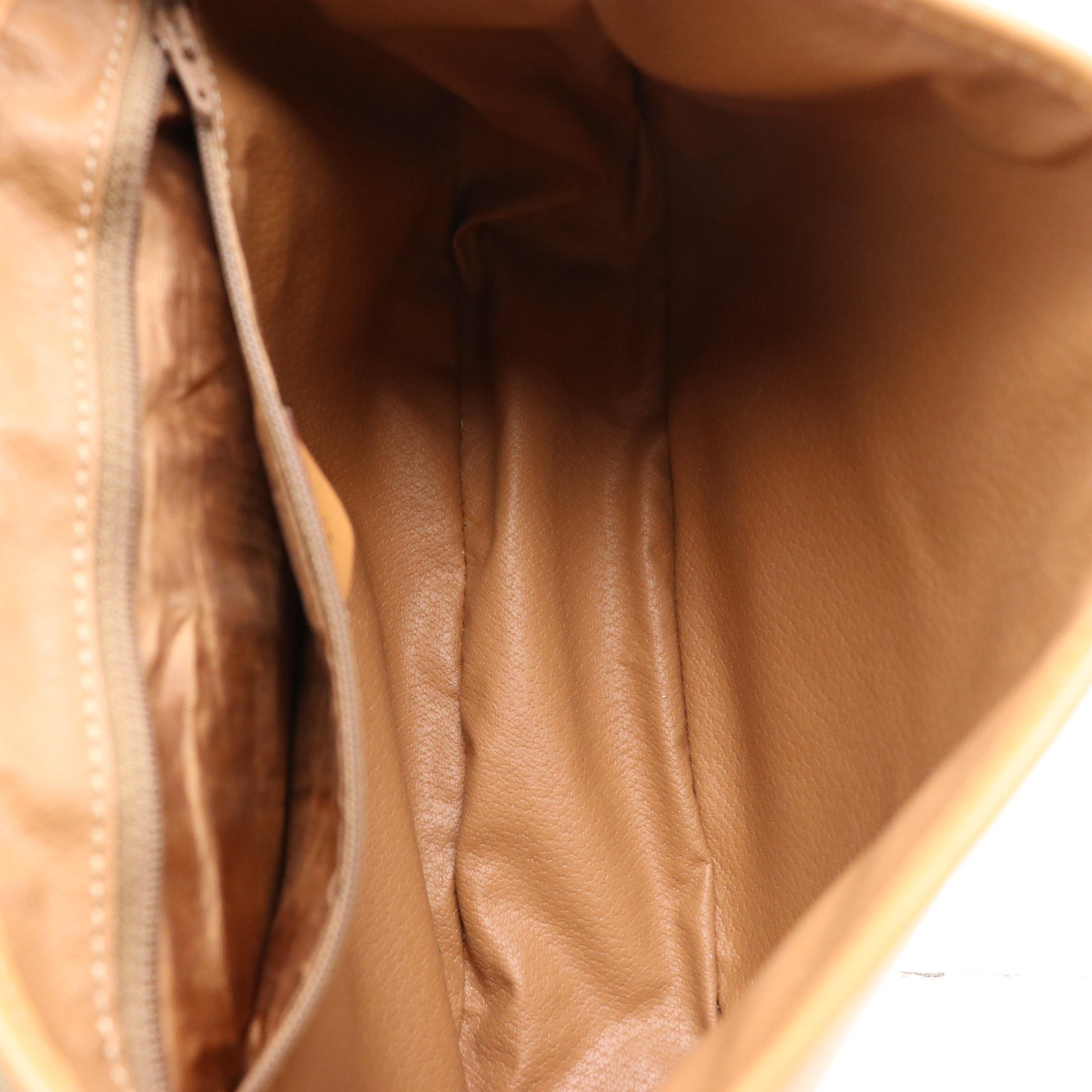 Celine Front-Flap Messenger Bag in Triomphe Macadam Coated Canvas