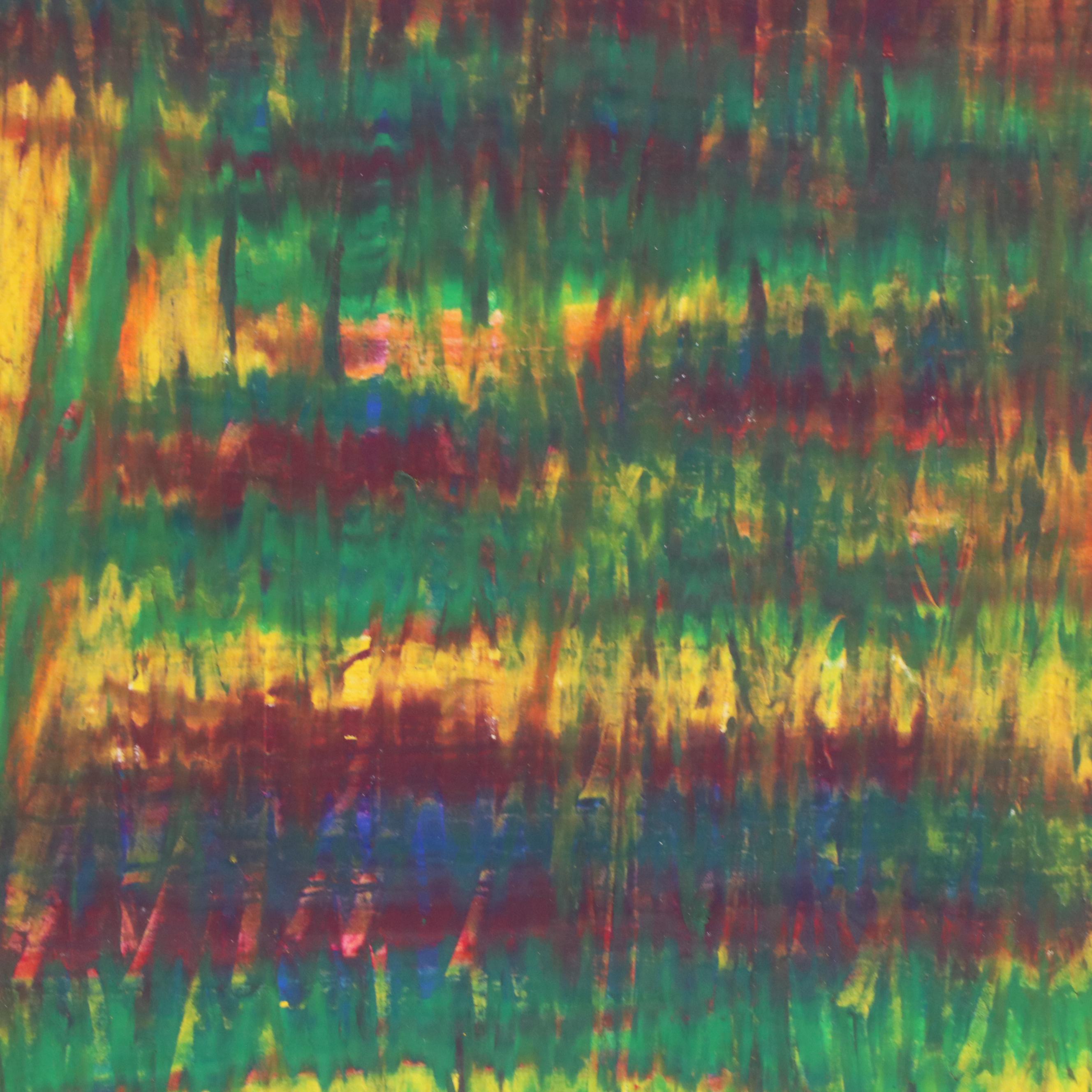 Abstract Oil Pastel Drawings, 21st Century