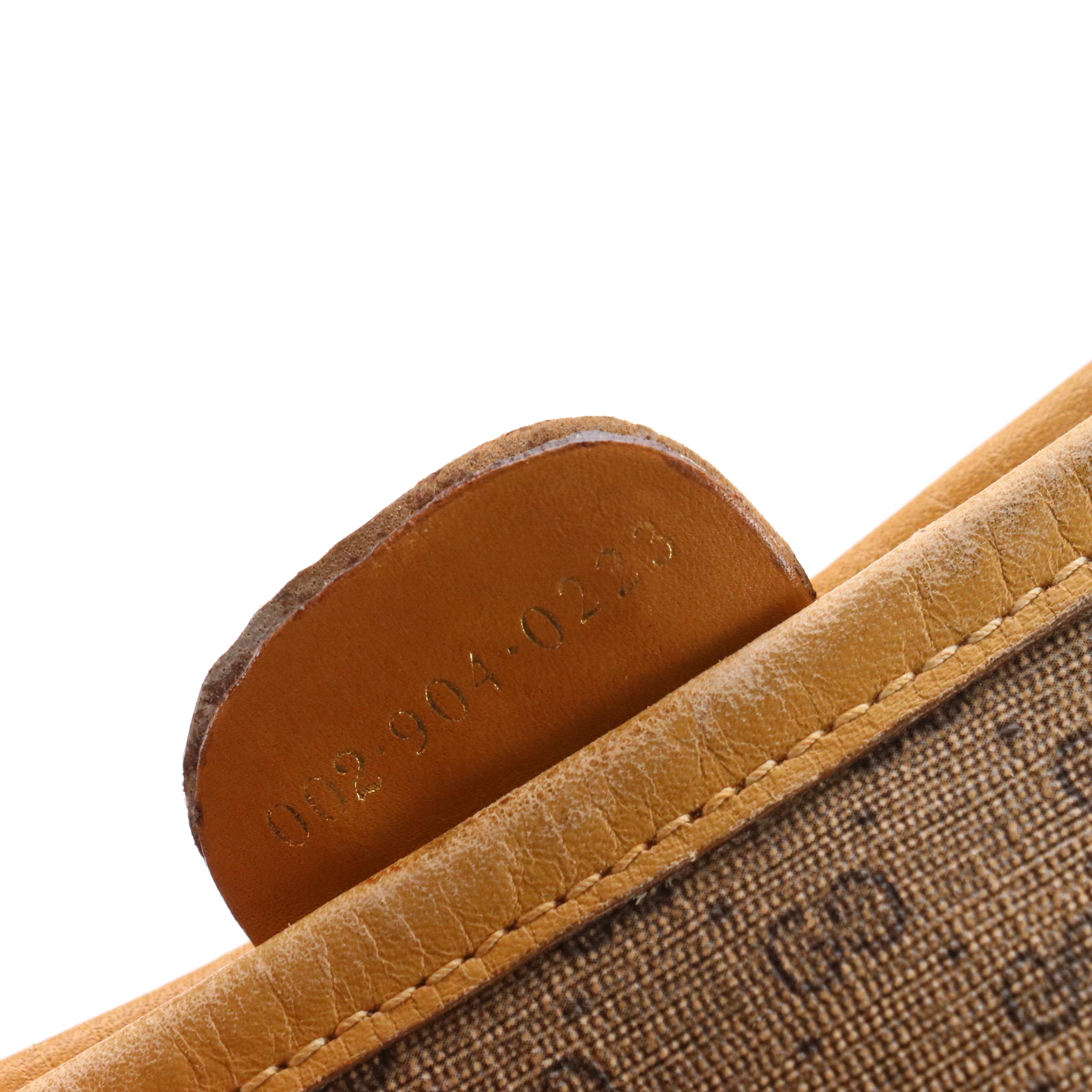 Gucci Front-Pocket Tote in Micro GG Canvas and Leather with Web Strap