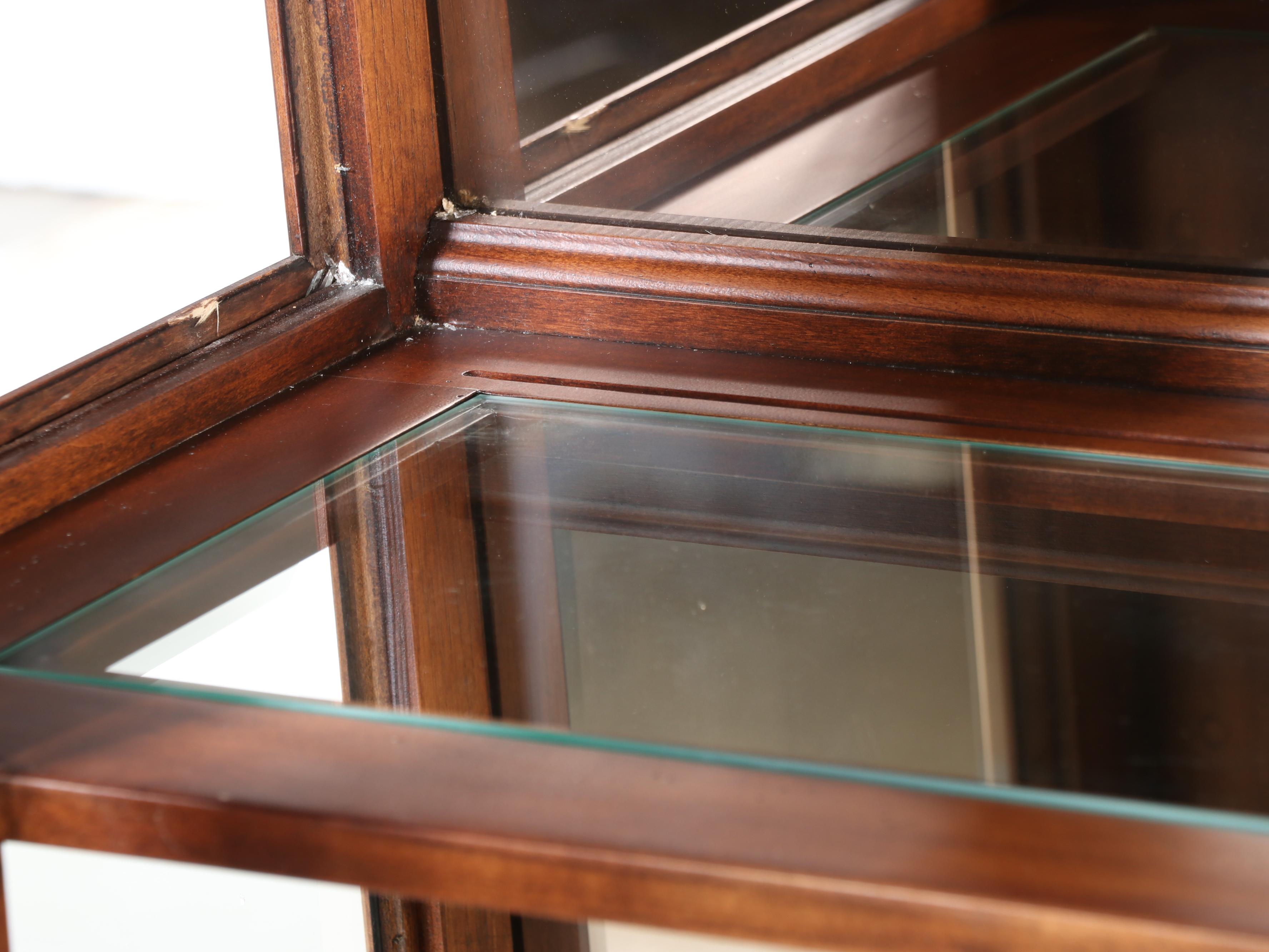 Henredon Renaissance Revival Style Cherrywood-Stained Display Cabinet
