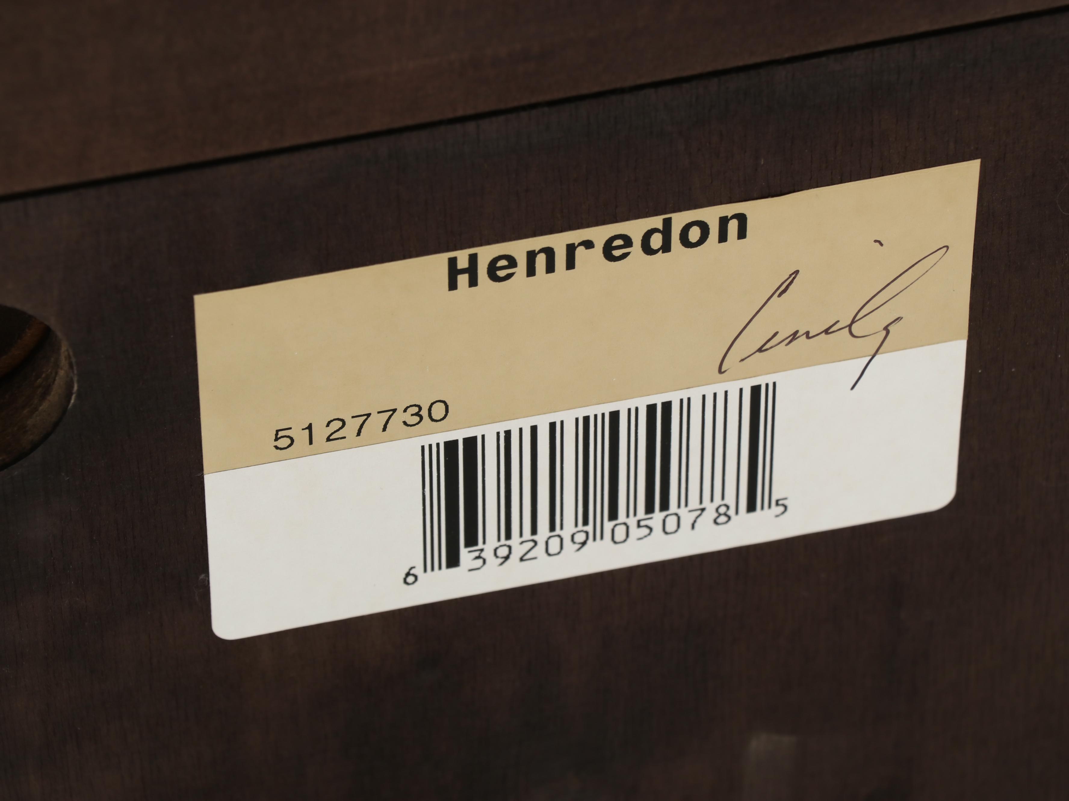 Henredon Renaissance Revival Style Cherrywood-Stained Display Cabinet