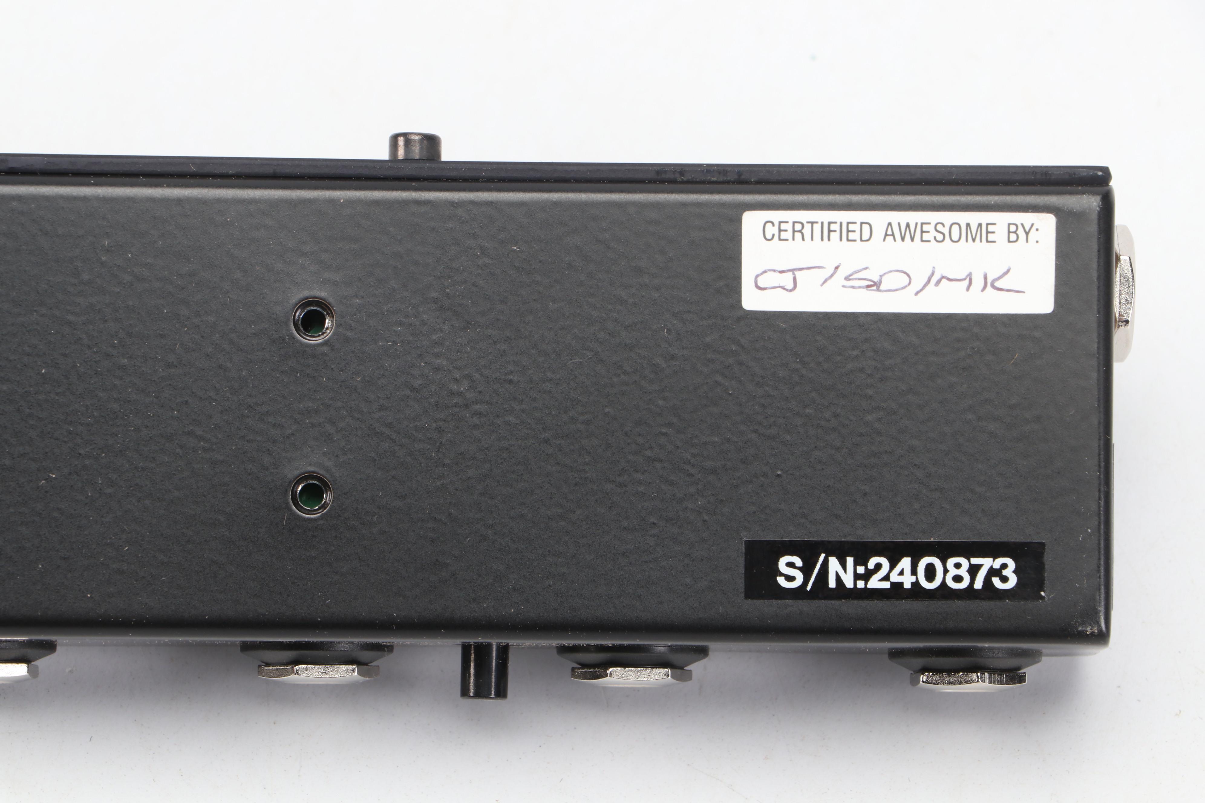 GigRig QuarterMaster QMX-8 Gold-Contact Relay Switching Bypass Looper