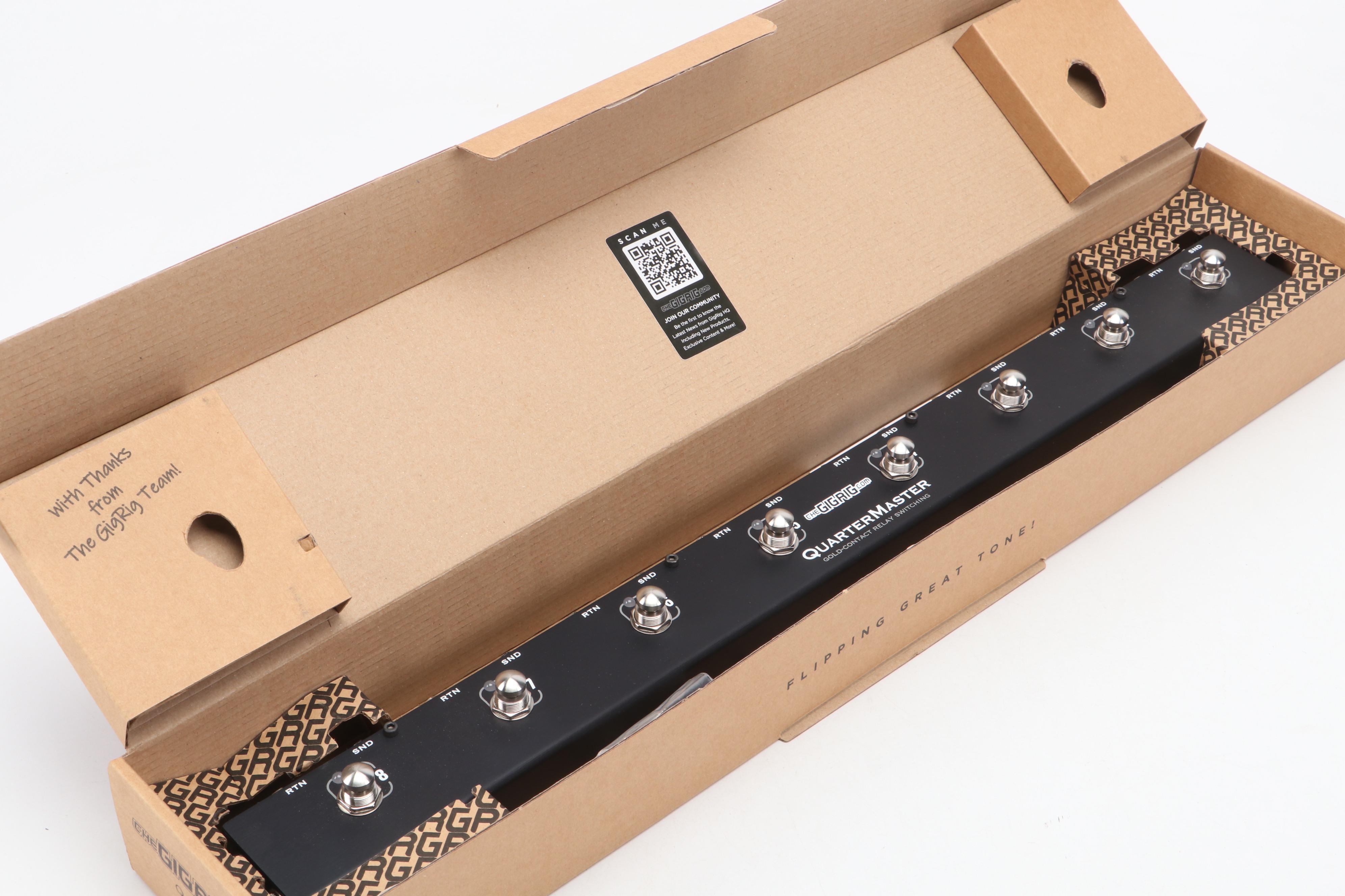 GigRig QuarterMaster QMX-8 Gold-Contact Relay Switching Bypass Looper