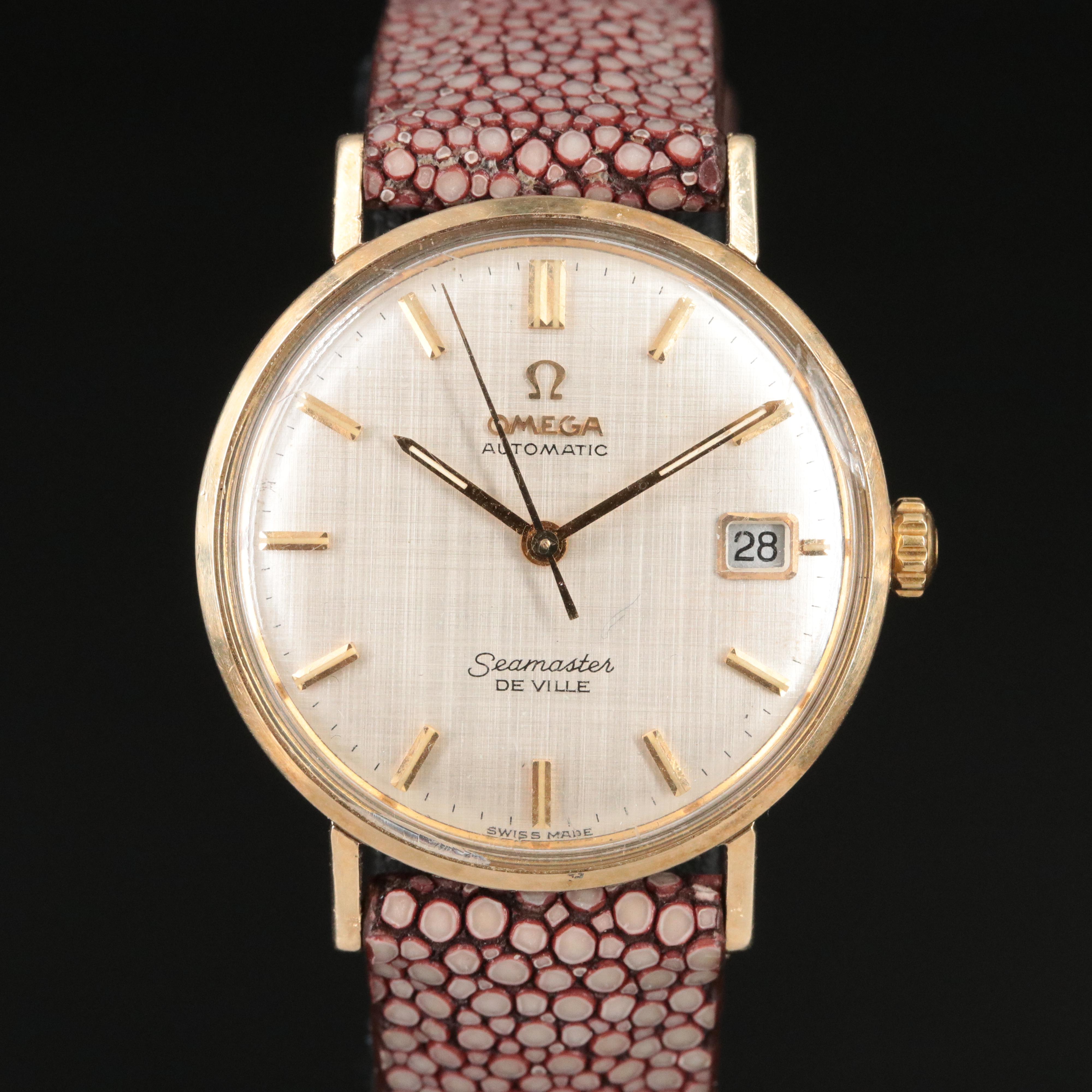 Omega Seamaster De Ville 14K and Stainless Steel Automatic Watch