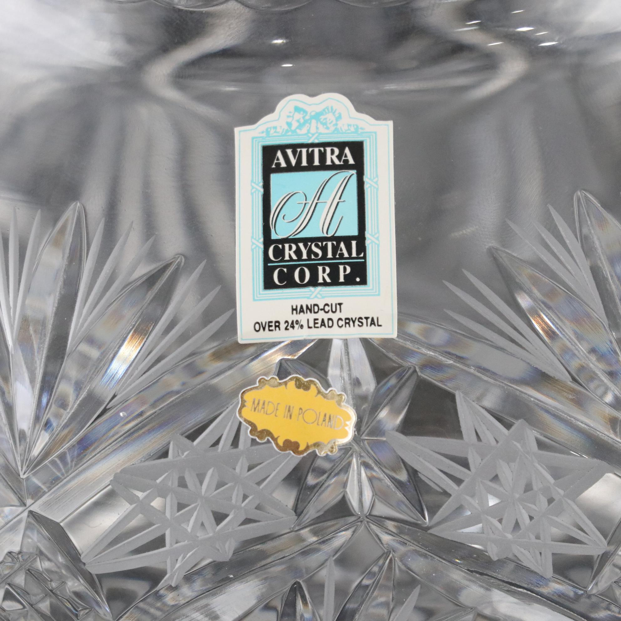 Avitra "Williamsburg" Crystal Rose Bowl