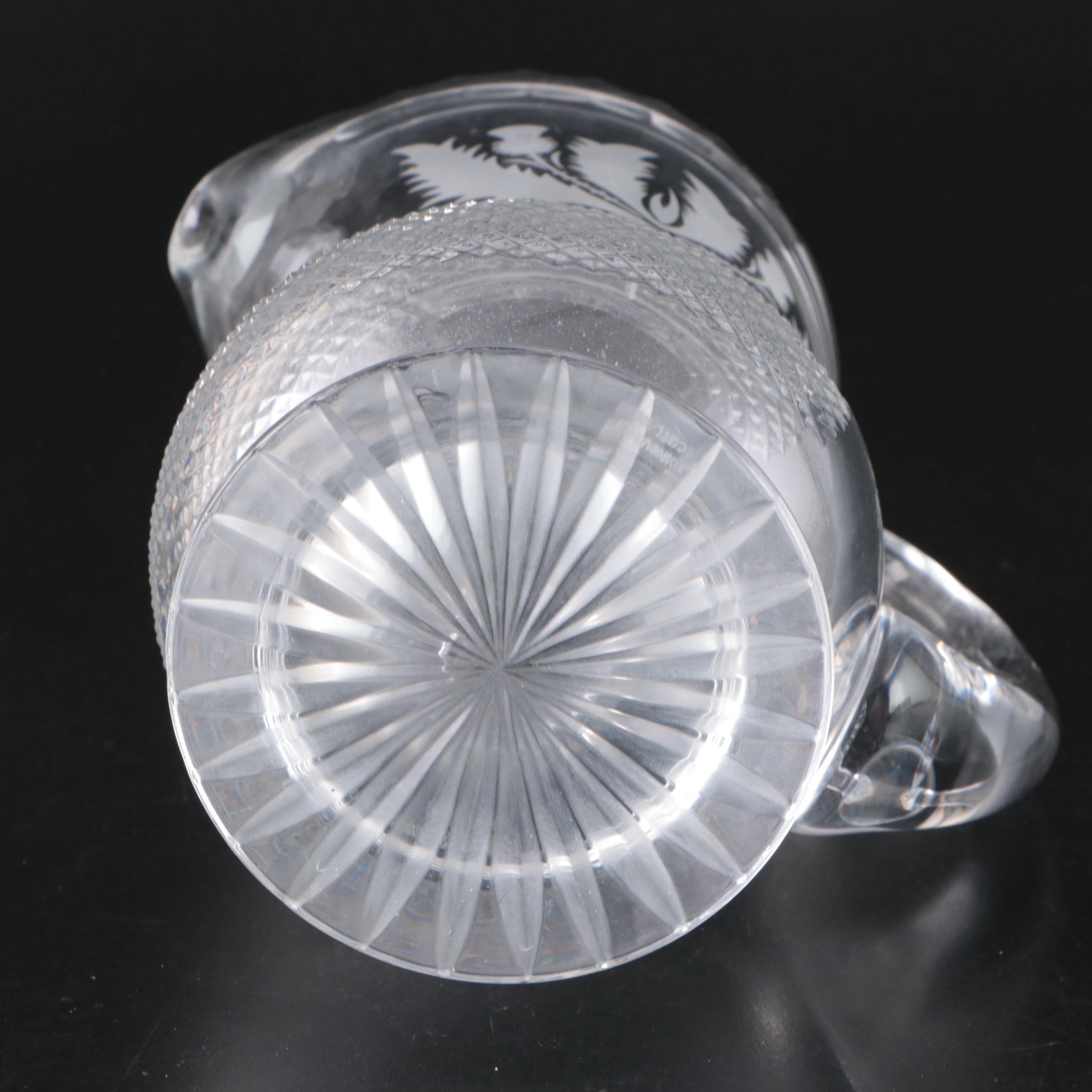 Edinburgh "Thistle" Crystal Stemware and Pitcher, 1896–2006