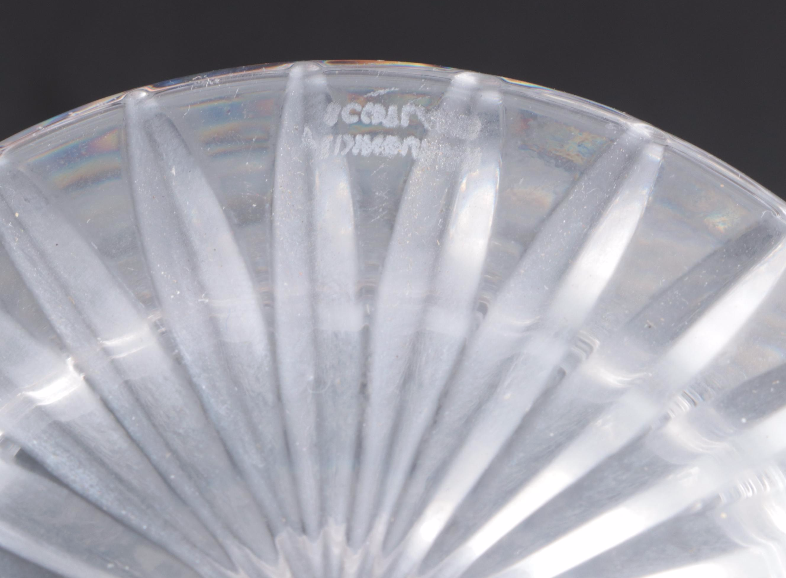 Edinburgh "Thistle" Crystal Stemware and Pitcher, 1896–2006