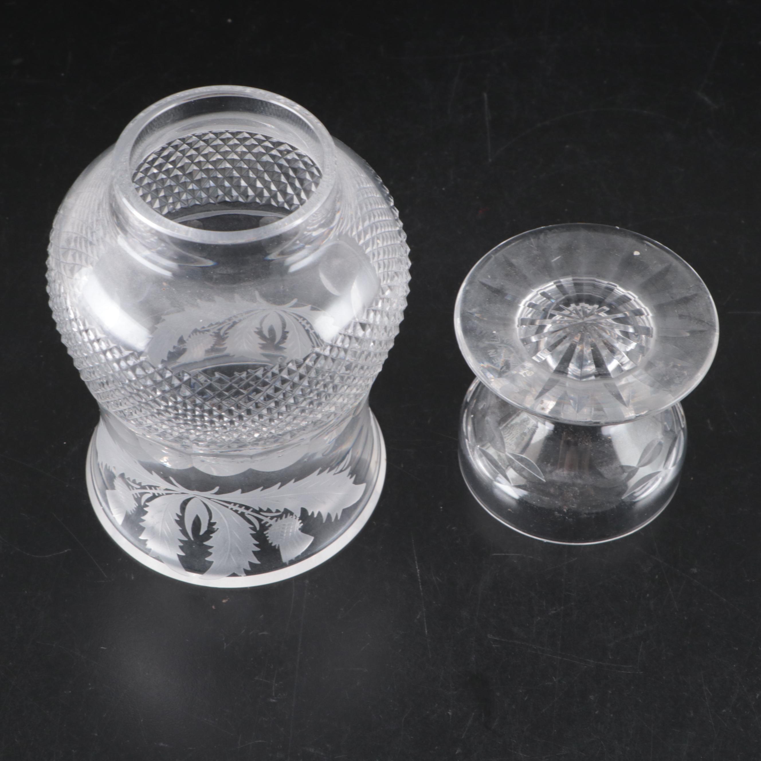 Edinburgh "Thistle" Crystal Stemware and Pitcher, 1896–2006