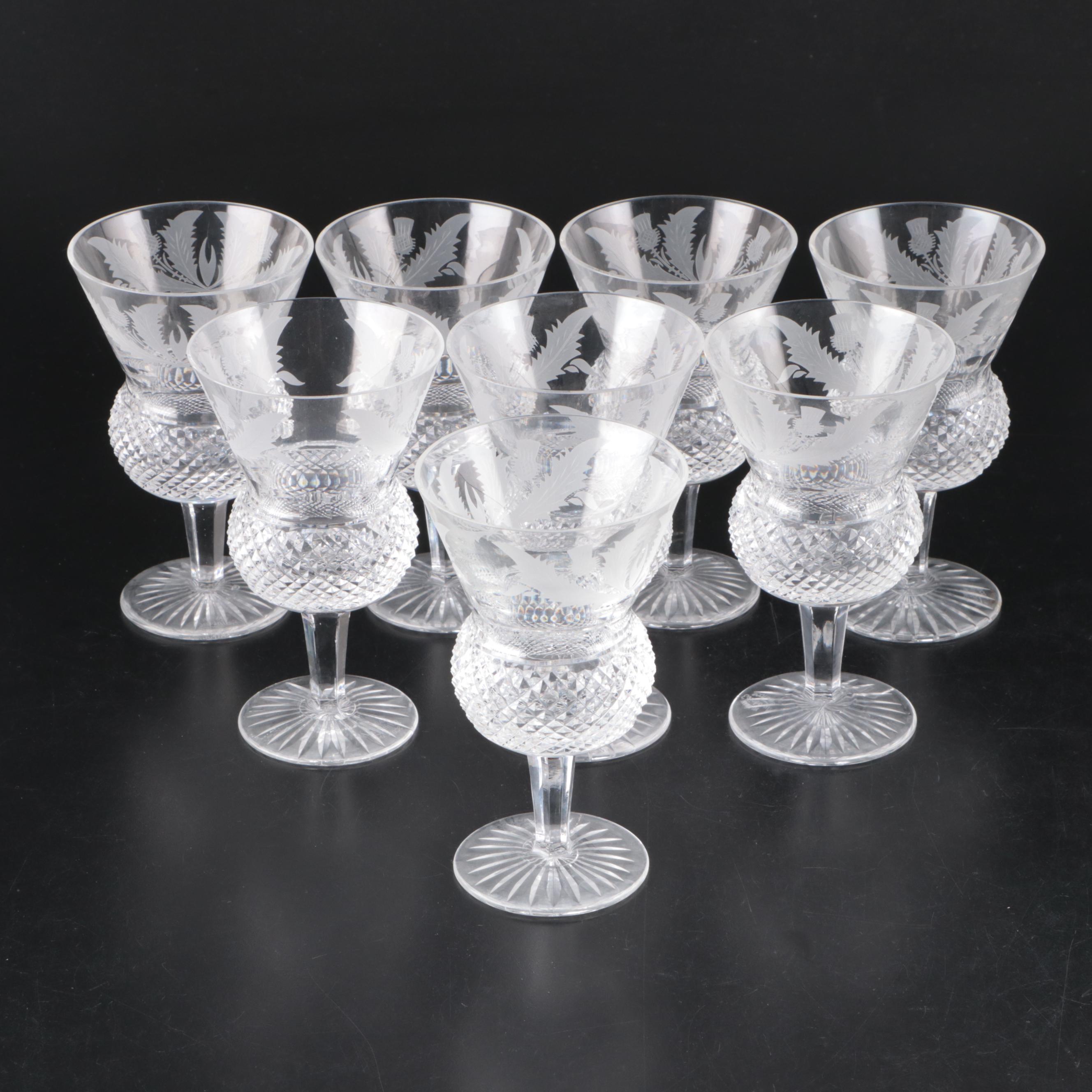 Edinburgh "Thistle" Crystal Stemware and Pitcher, 1896–2006