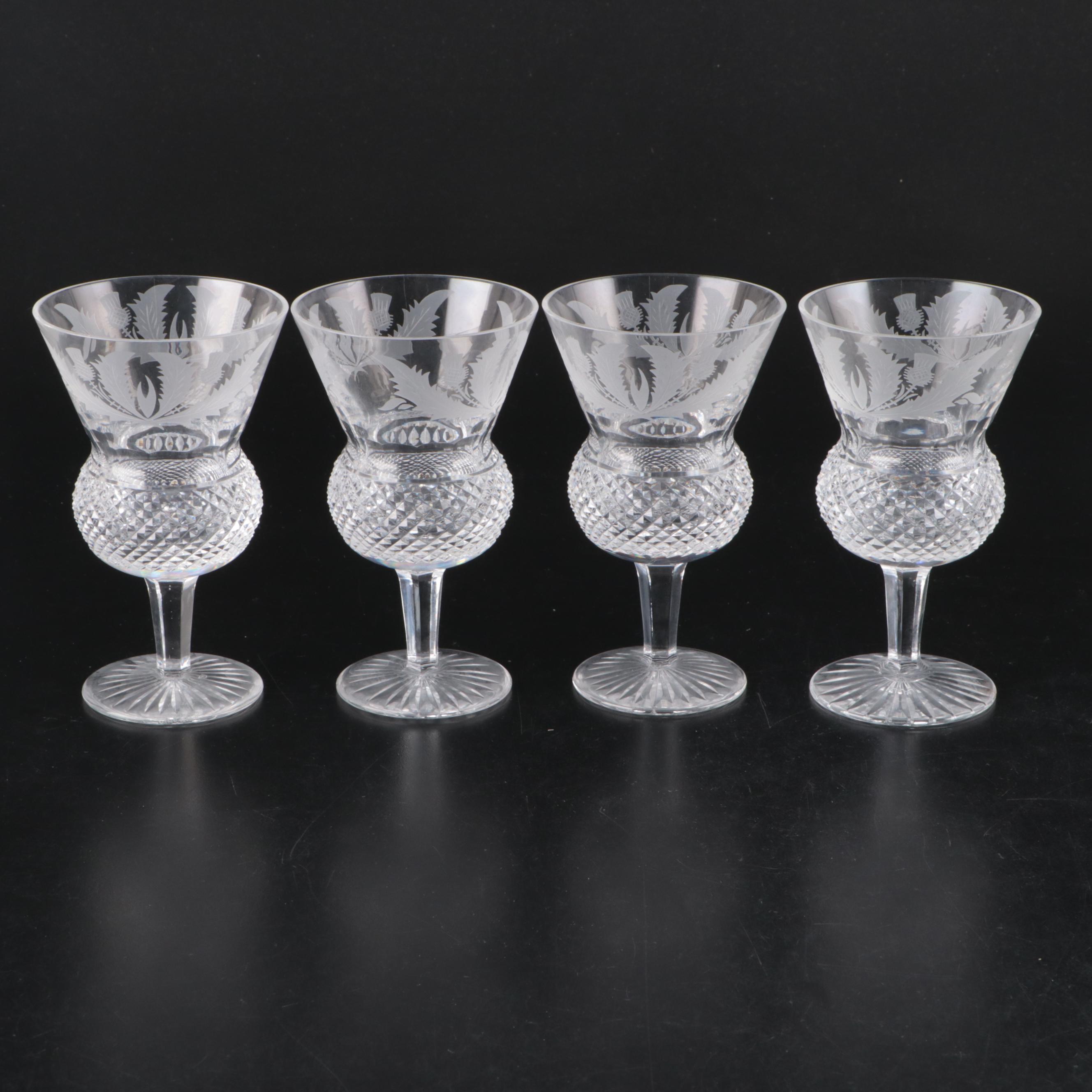 Edinburgh "Thistle" Crystal Stemware and Pitcher, 1896–2006