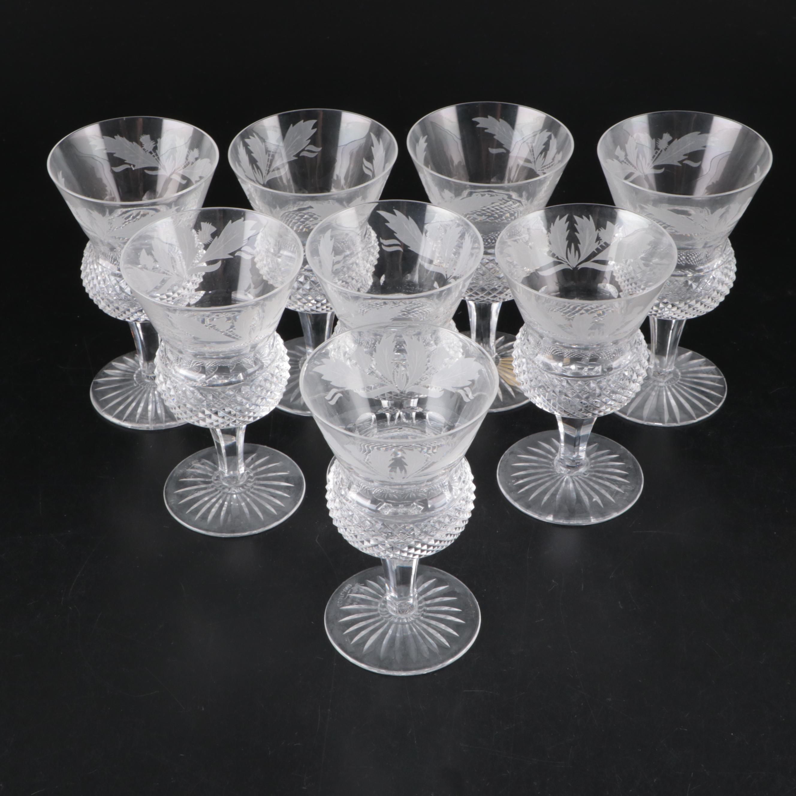 Edinburgh "Thistle" Crystal Stemware and Pitcher, 1896–2006