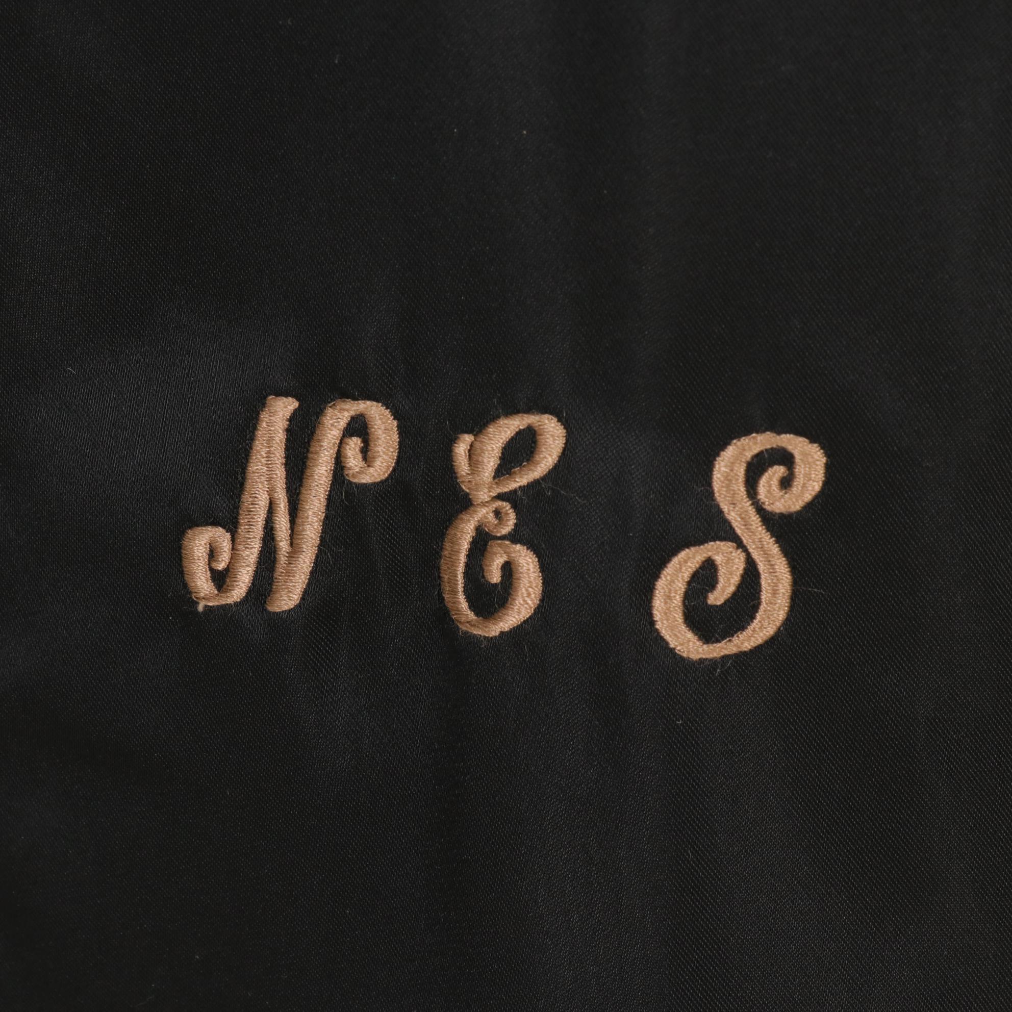 Greek Mink Fur Long Coat in Espresso