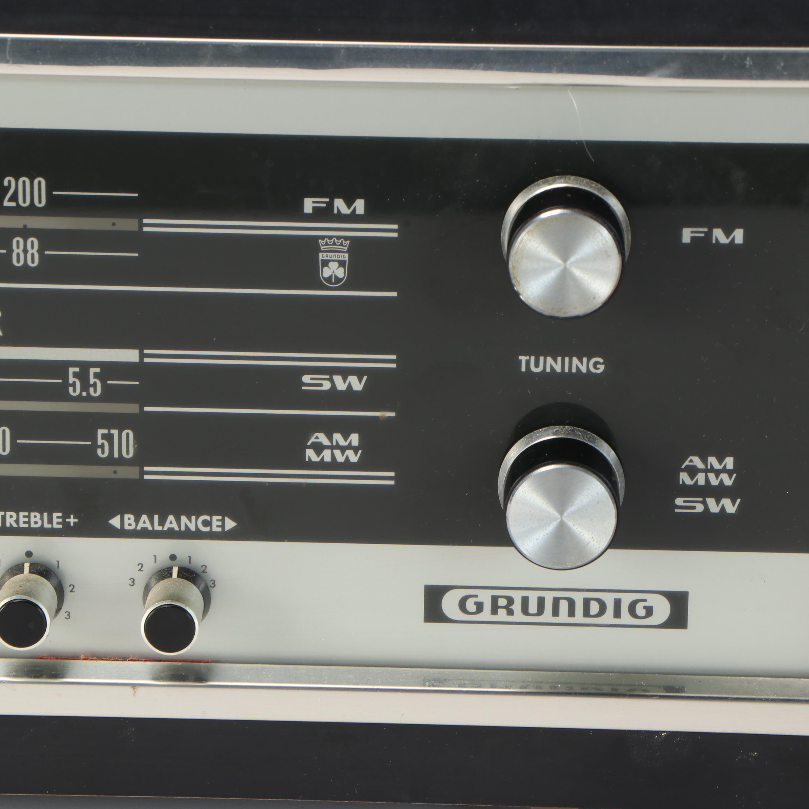 Grundig RTV 320U Solid State Receiver, CN 222 Stereo and Box 525 Speakers