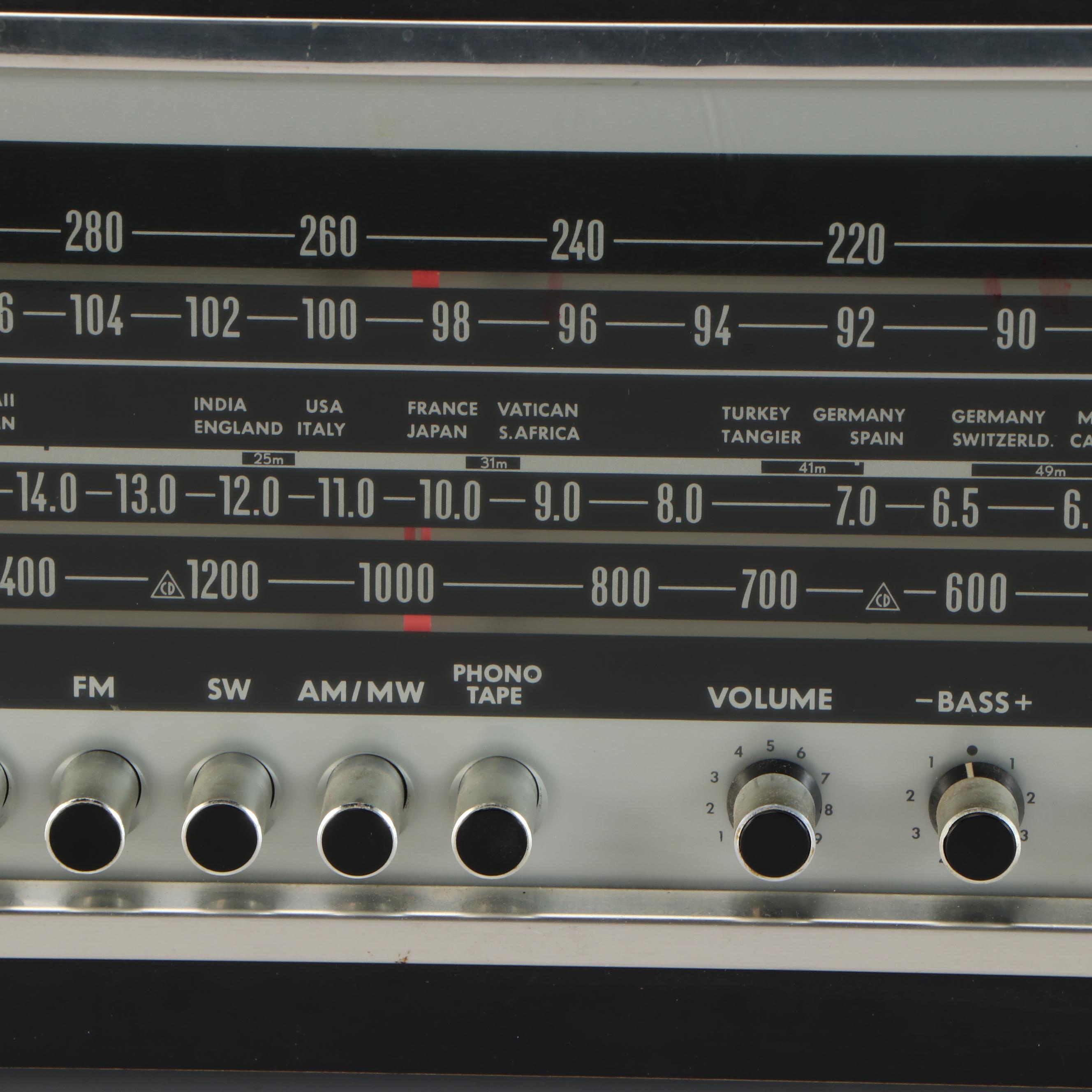 Grundig RTV 320U Solid State Receiver, CN 222 Stereo and Box 525 Speakers