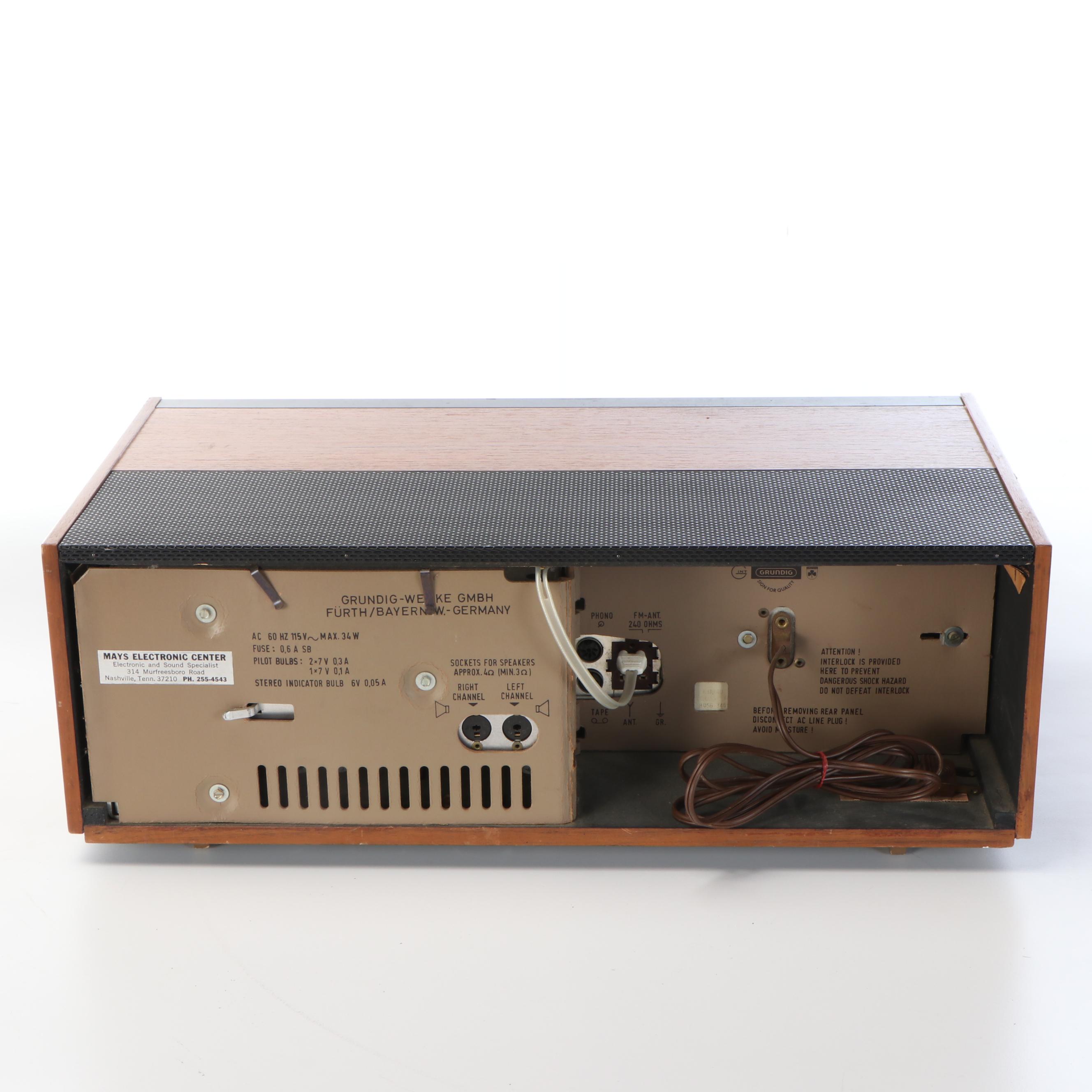 Grundig RTV 320U Solid State Receiver, CN 222 Stereo and Box 525 Speakers