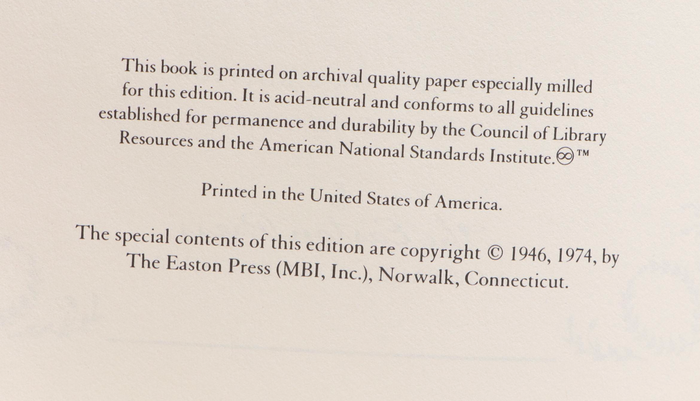 Easton Press "The Decline and Fall of the Roman Empire" Complete Set by Gibbon