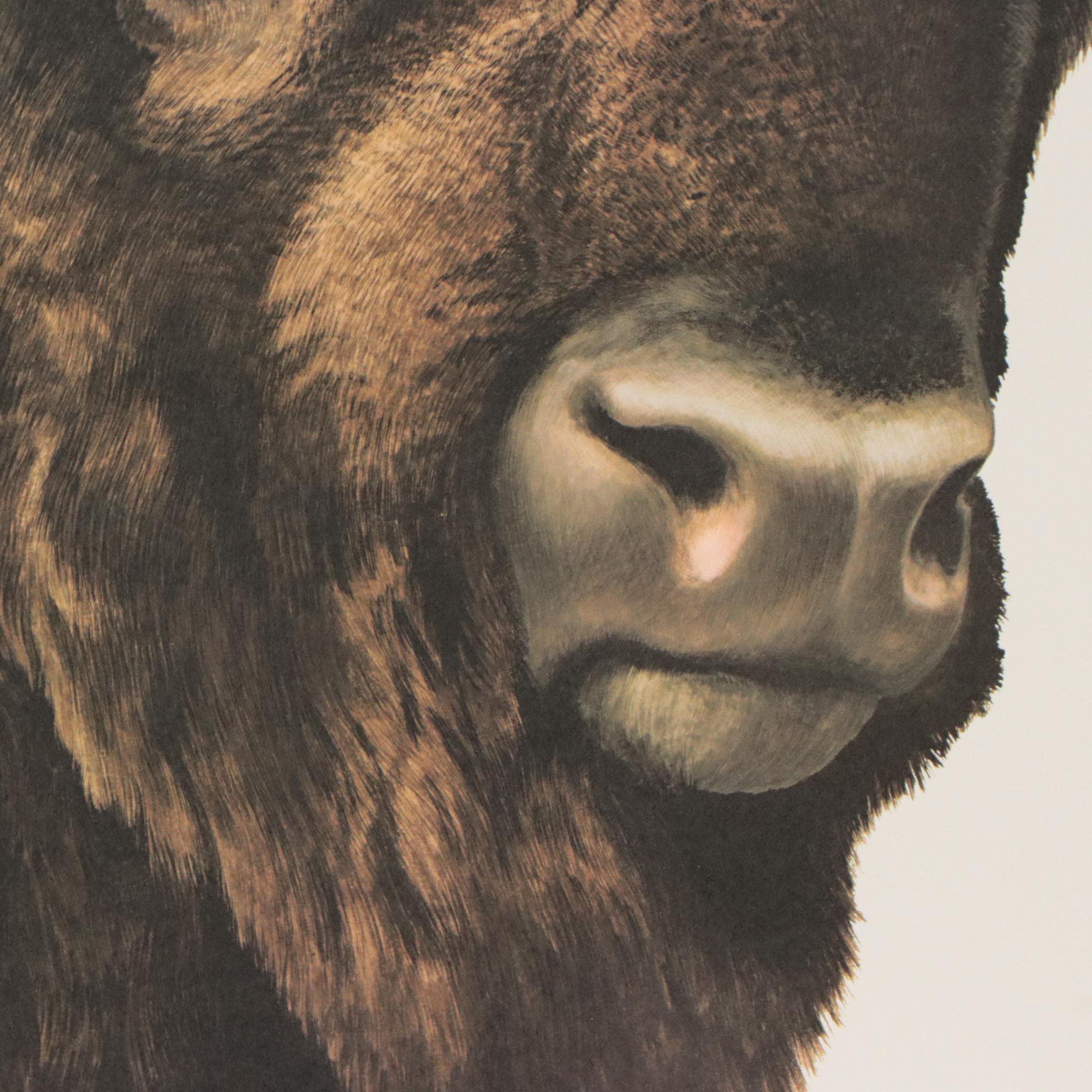 Harry E. Antis Offset Lithograph "The Old American," 1980