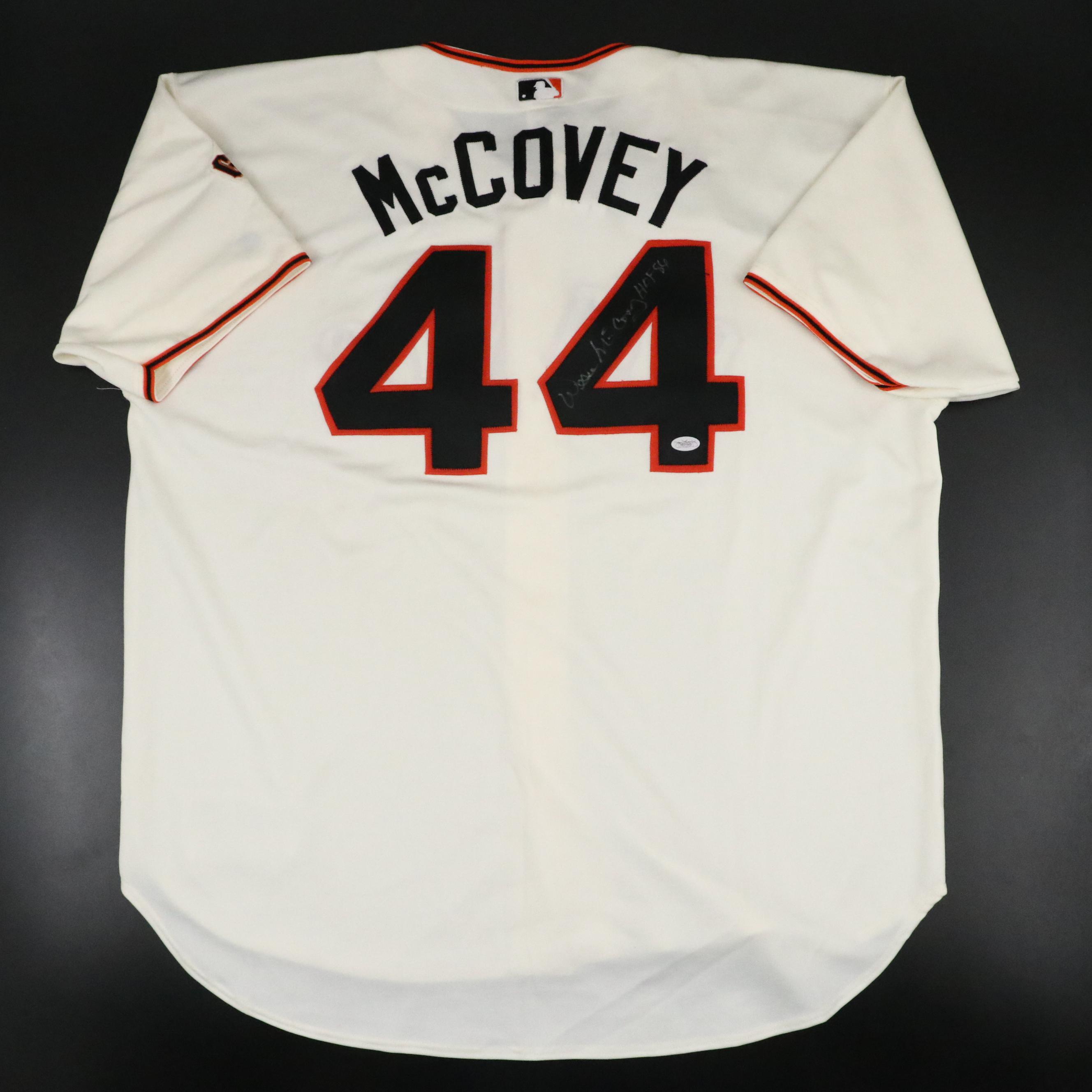 Willie McCovey Signed "HOF 86" San Francisco Giants Russell Baseball Jersey, JSA