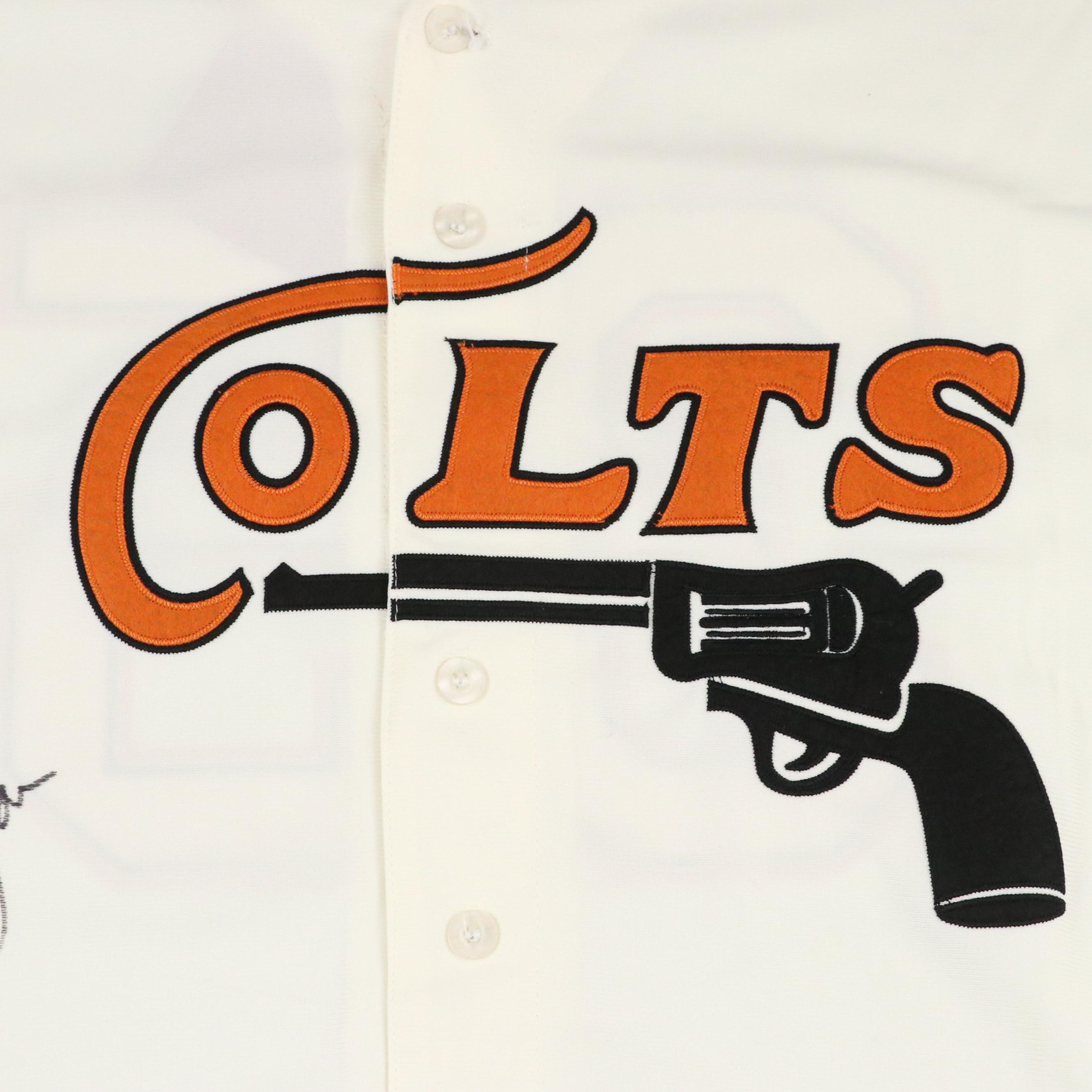 Joe Morgan Signed Houston Colt 45s Mitchell & Ness Cooperstown Collection Jersey