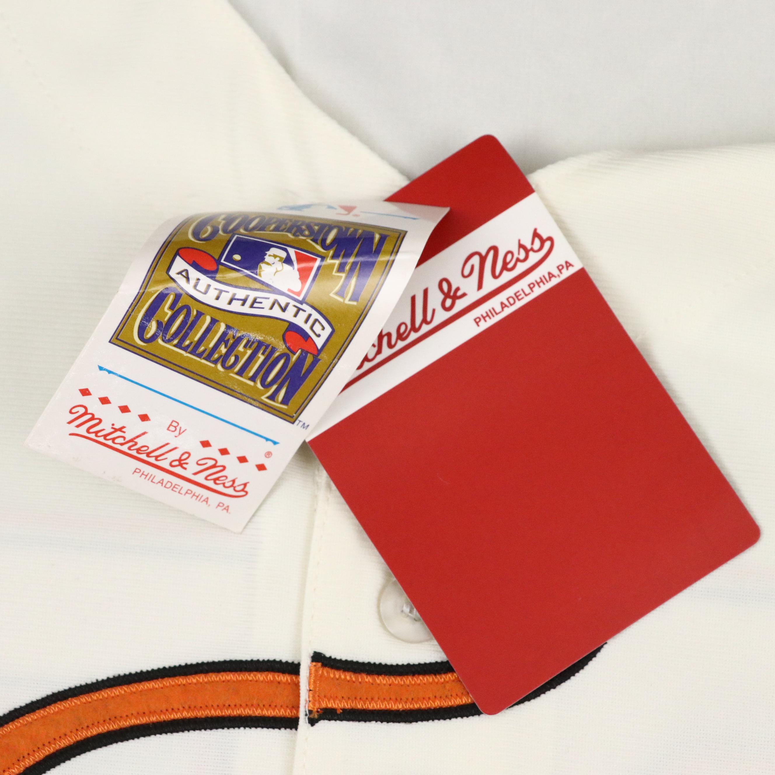 Joe Morgan Signed Houston Colt 45s Mitchell & Ness Cooperstown Collection Jersey