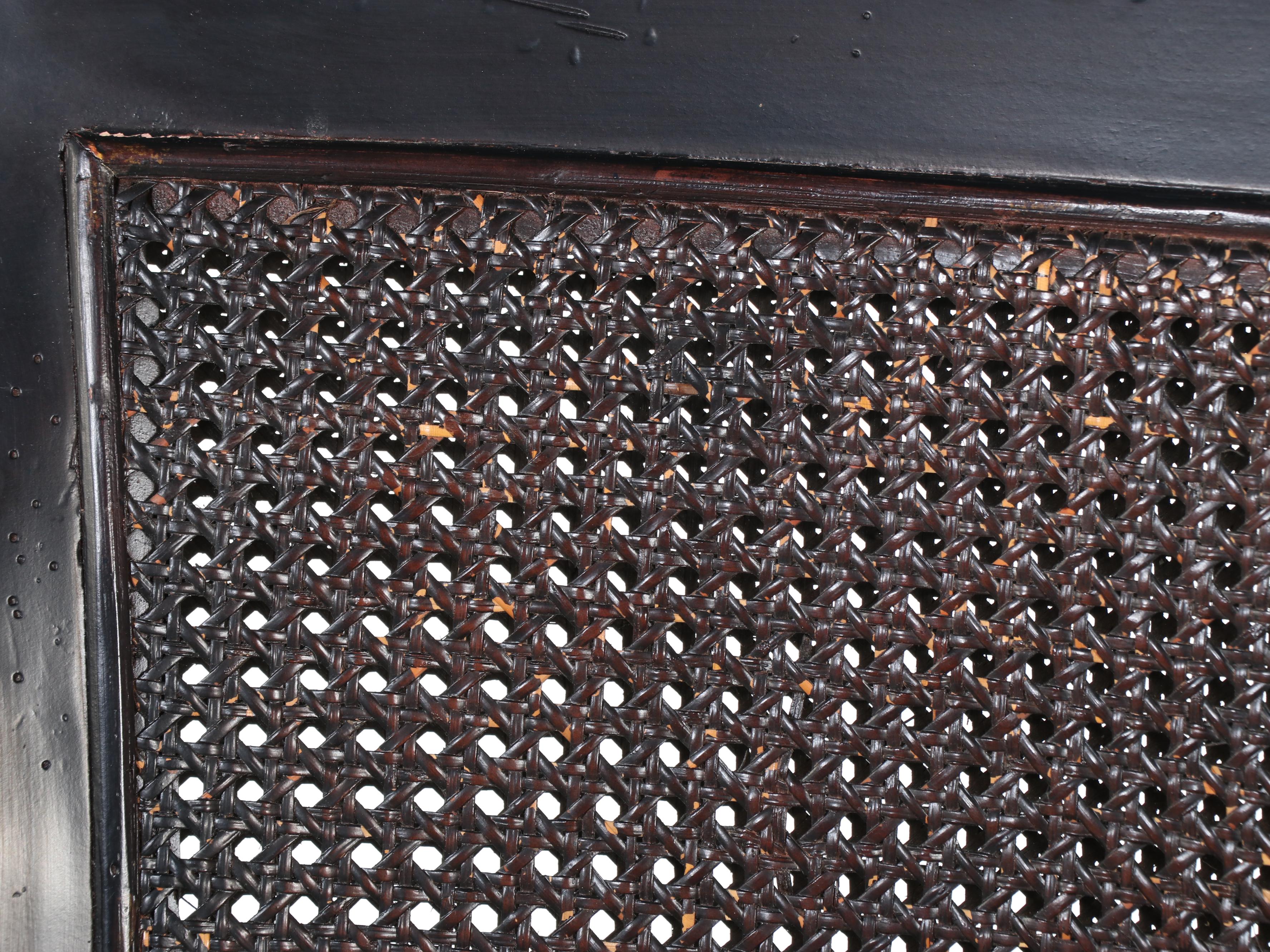 Four Tommy Bahama Home "Dunkirk" Leather Swivel Bar Stools in Dark Brown Finish