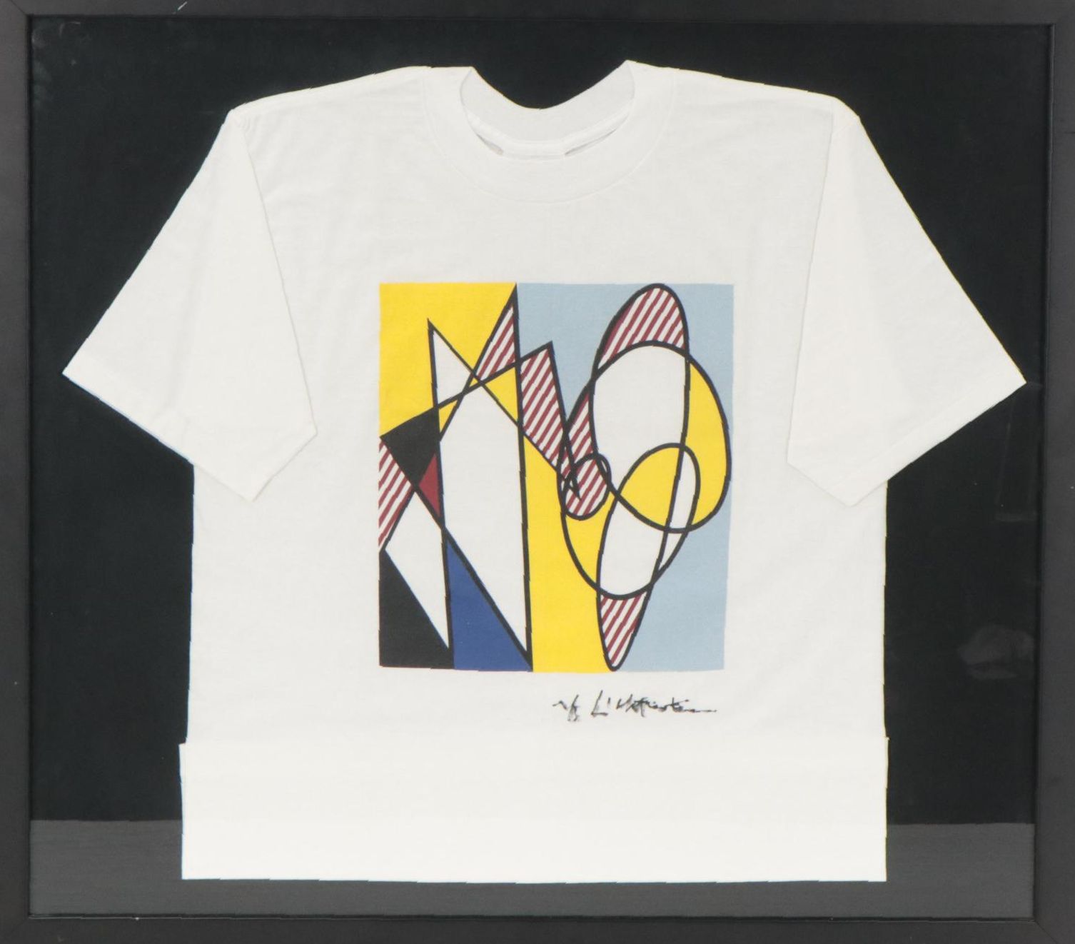 Signed Roy Lichtenstein Serigraph T-Shirt "Best Buddies Study," JSA