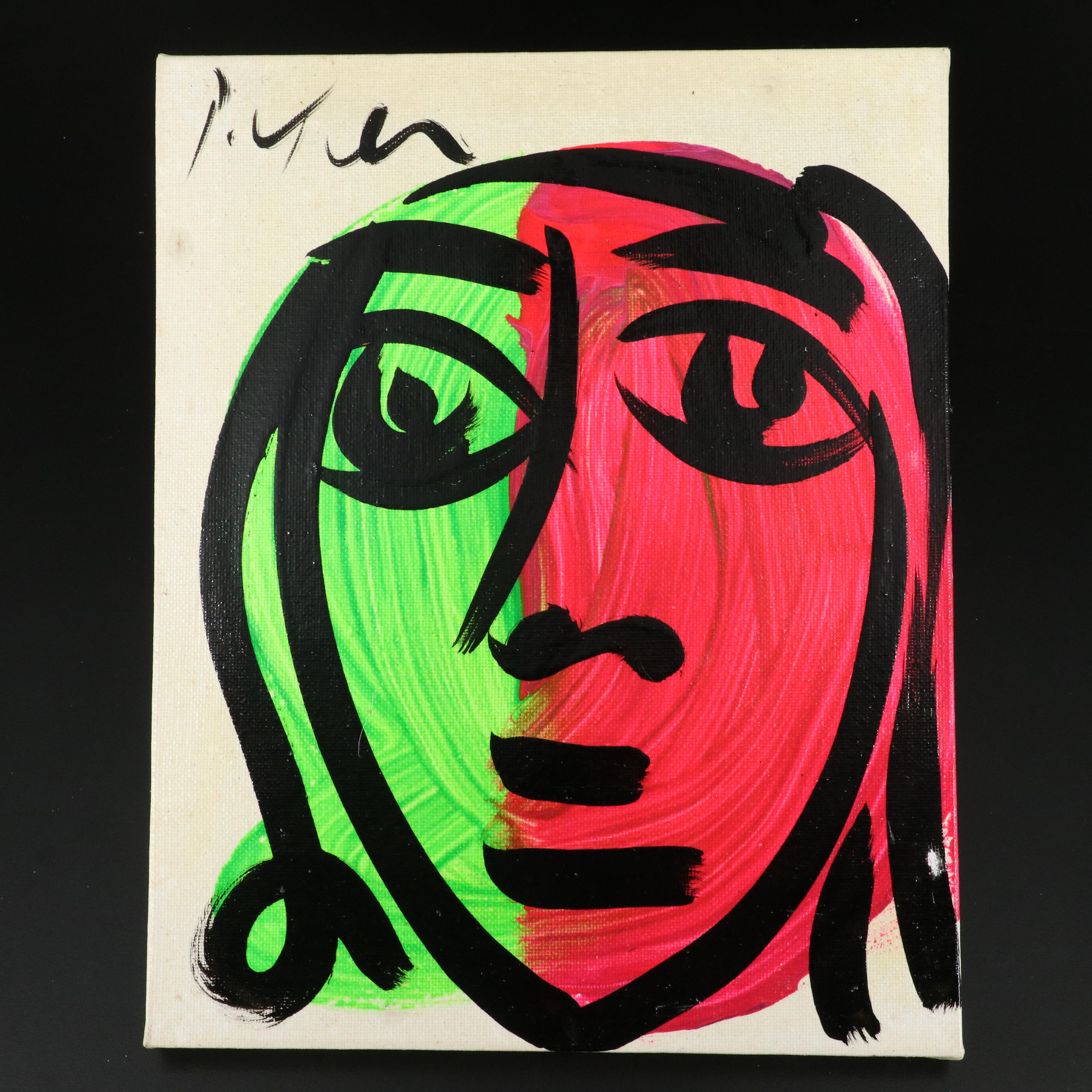 Peter Robert Keil Stylized Acrylic Portrait