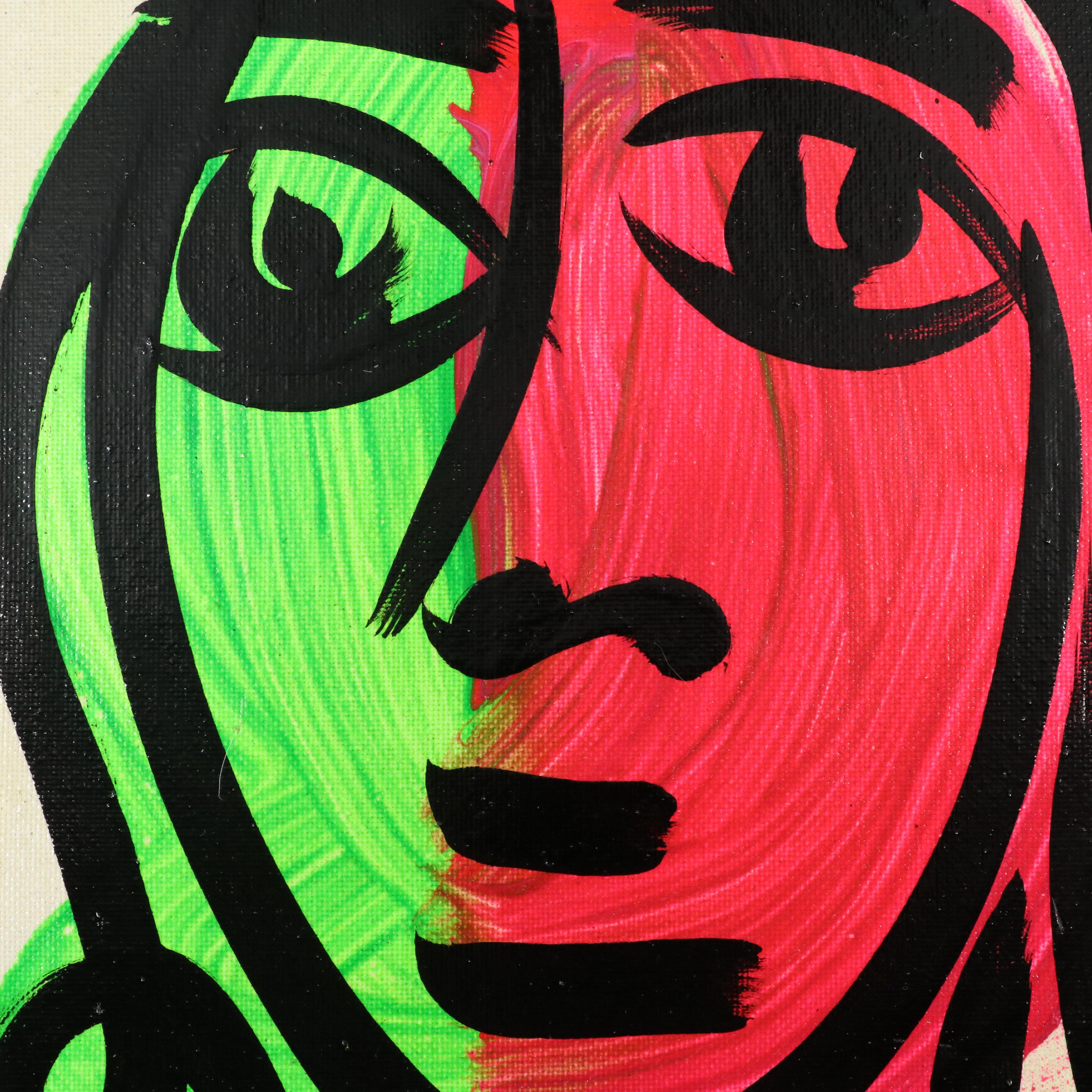 Peter Robert Keil Stylized Acrylic Portrait