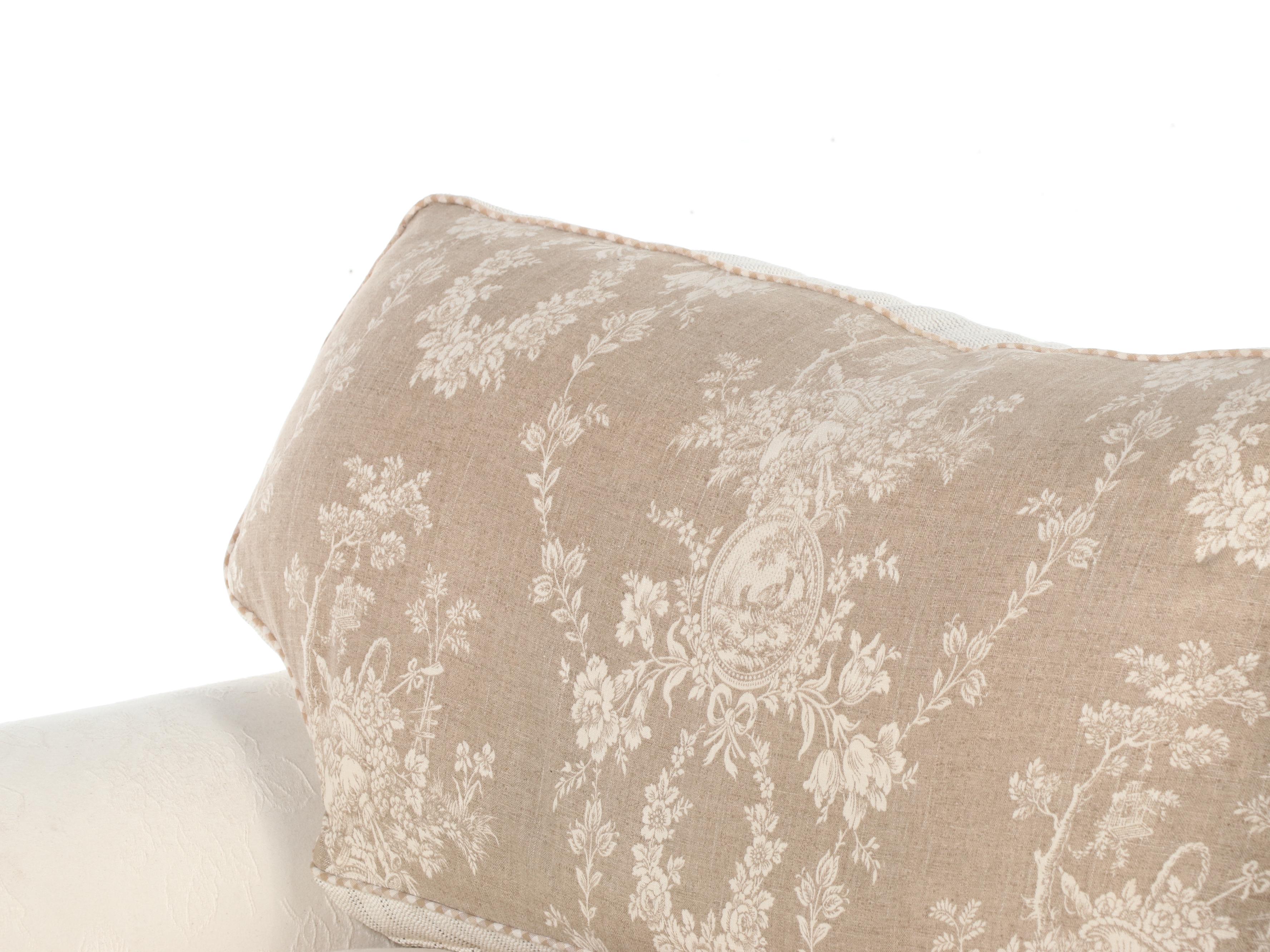 Hickory-Fry Custom-Upholstered Two-Seat Sofa