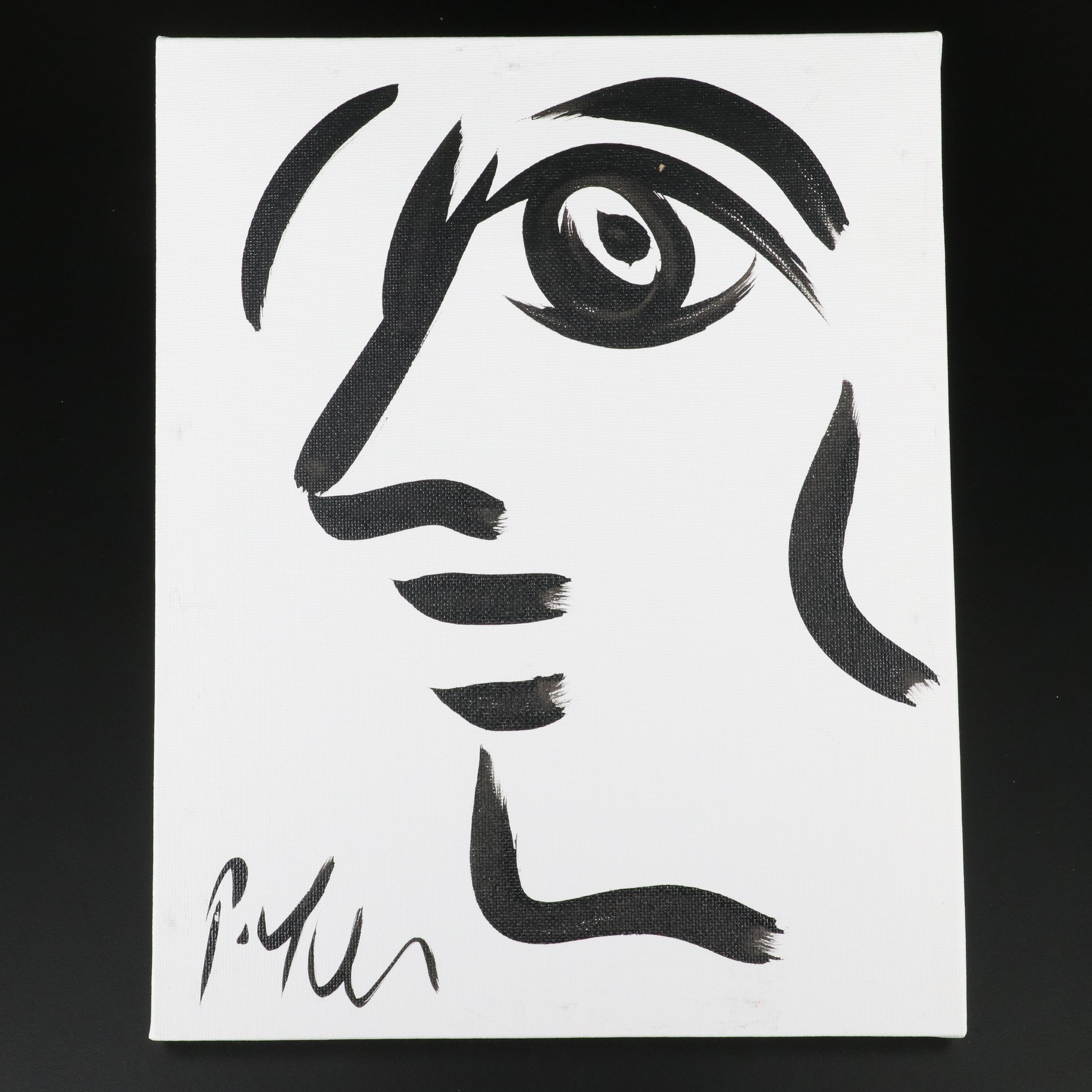 Peter Robert Keil Stylized Acrylic Portrait