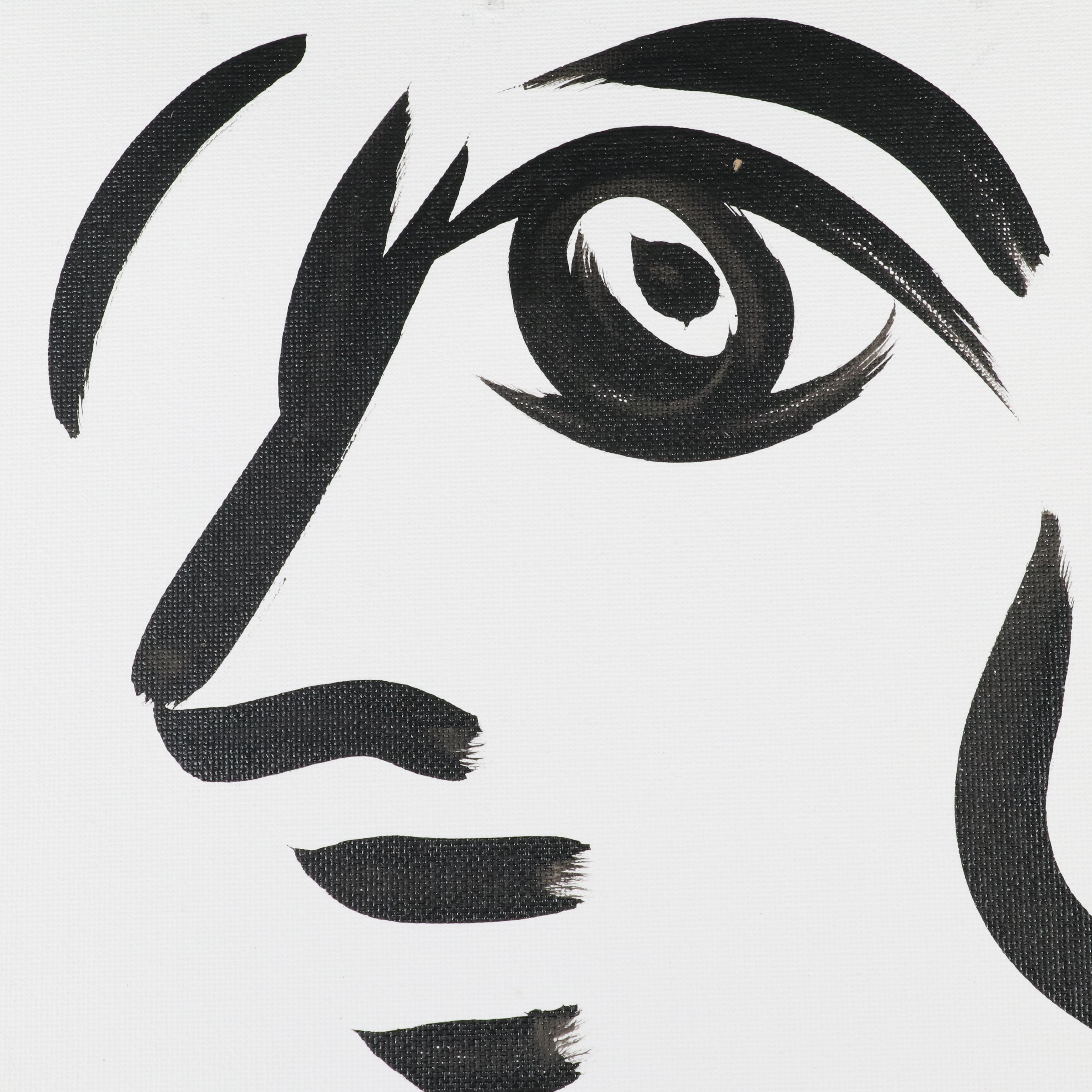 Peter Robert Keil Stylized Acrylic Portrait