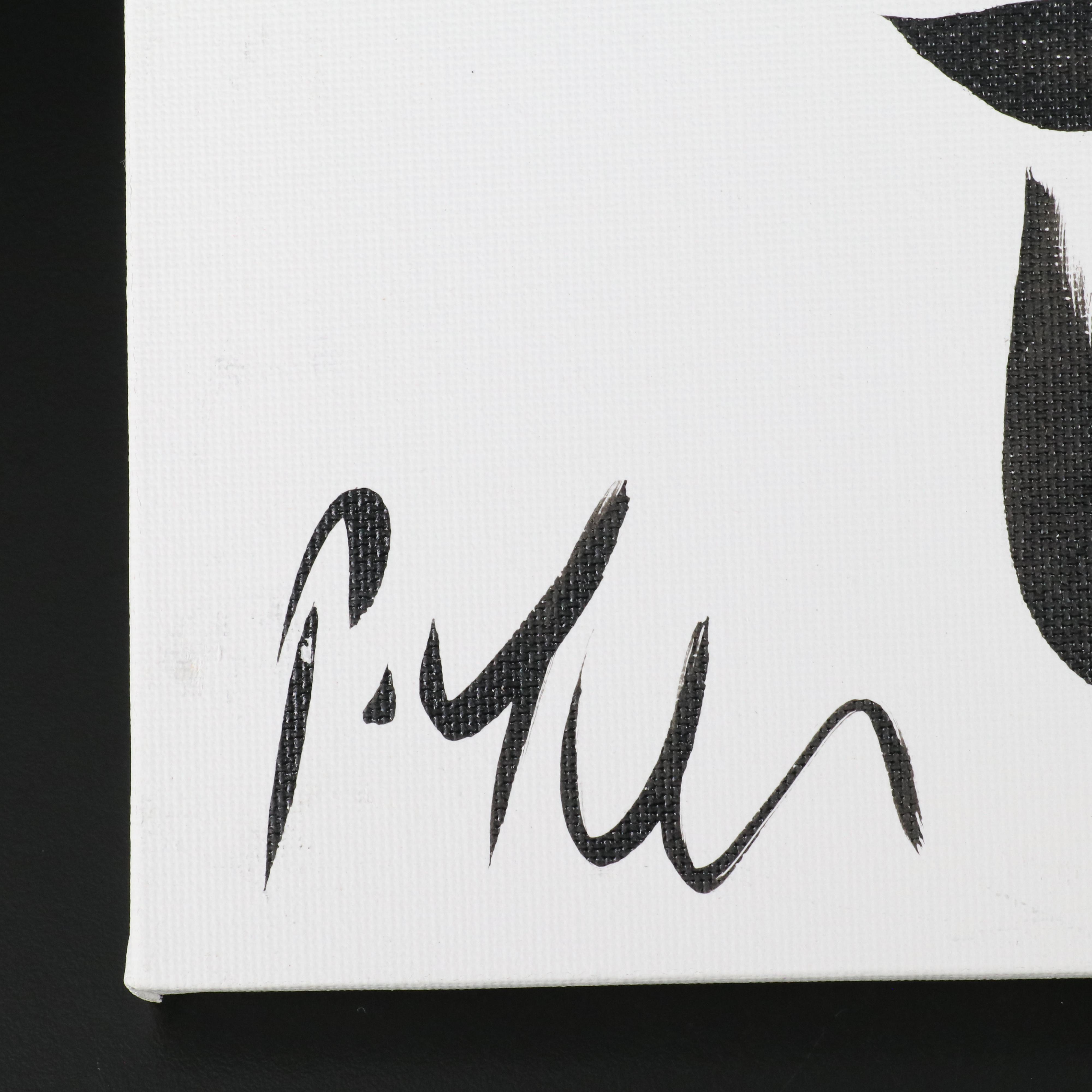 Peter Robert Keil Stylized Acrylic Portrait