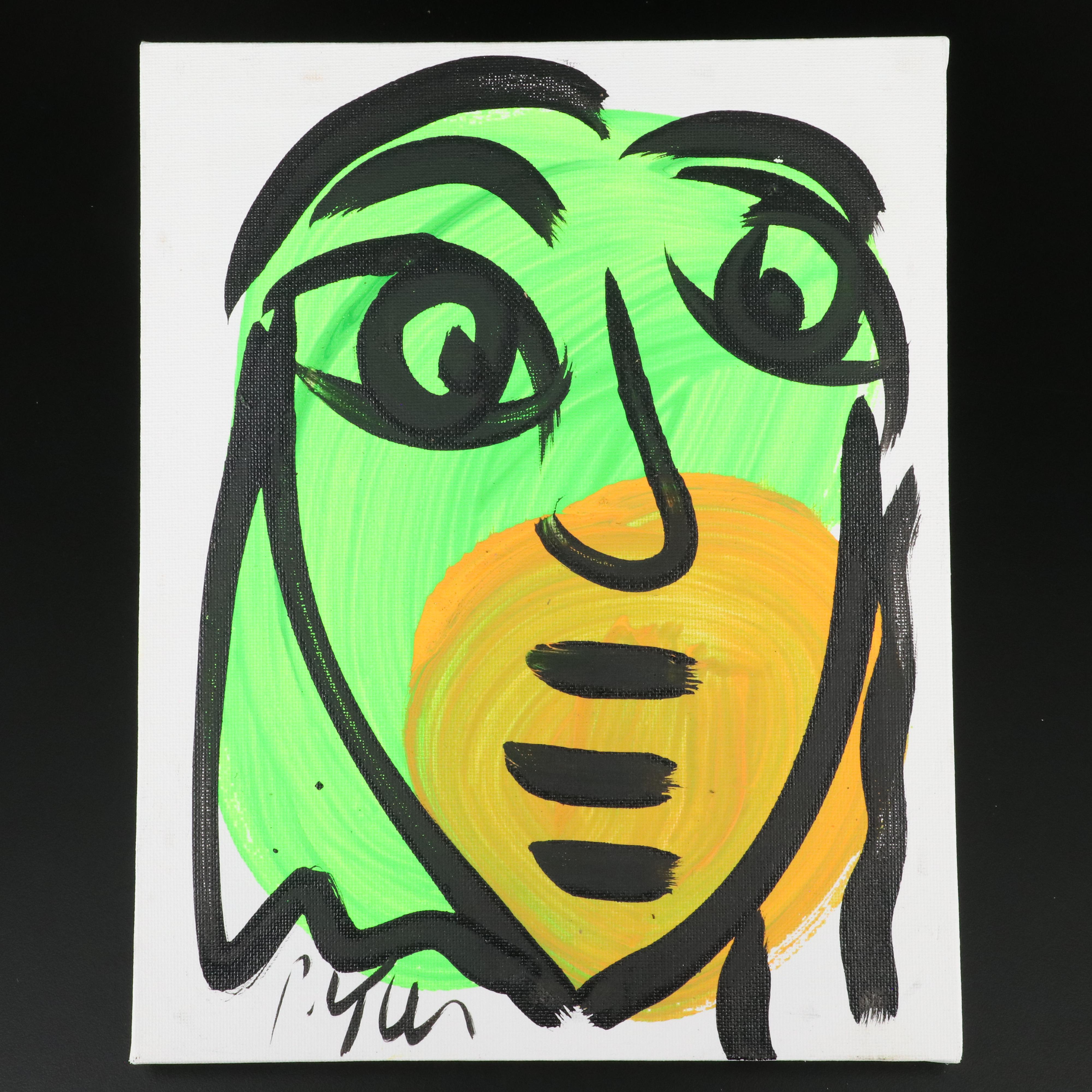 Peter Robert Keil Stylized Acrylic Portrait