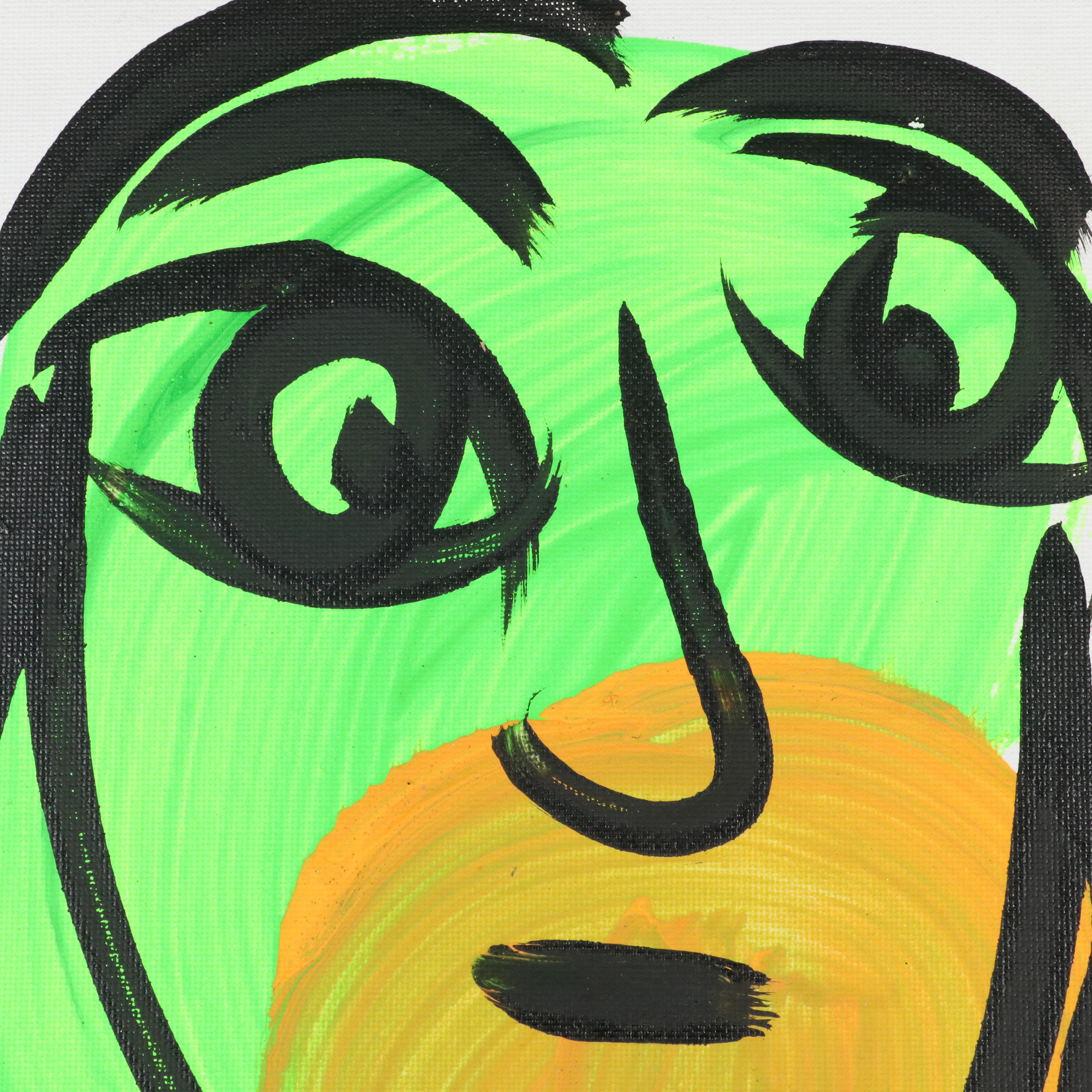 Peter Robert Keil Stylized Acrylic Portrait