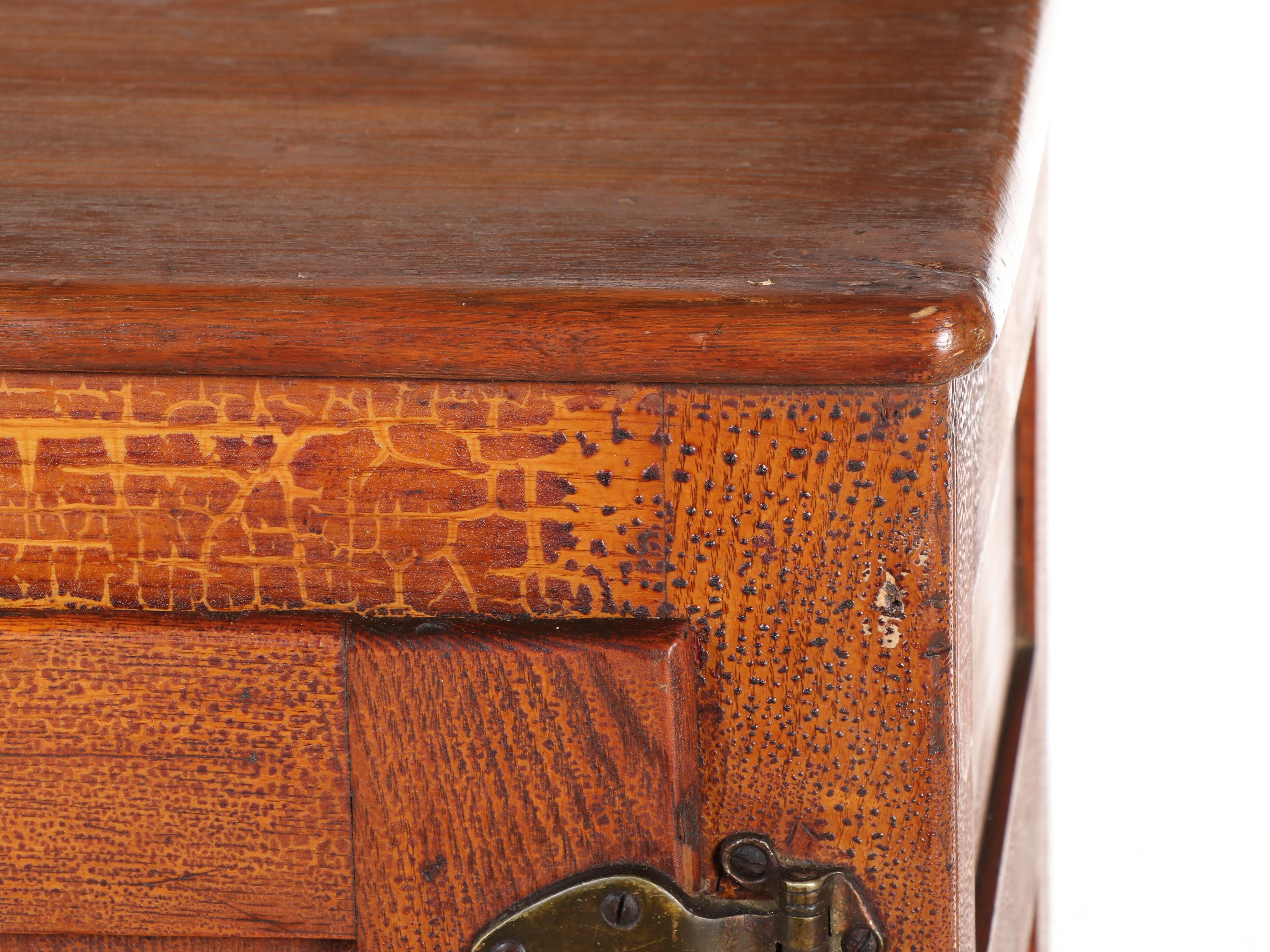 Gibson Oak Two-Door Ice Chest, Early 20th Century