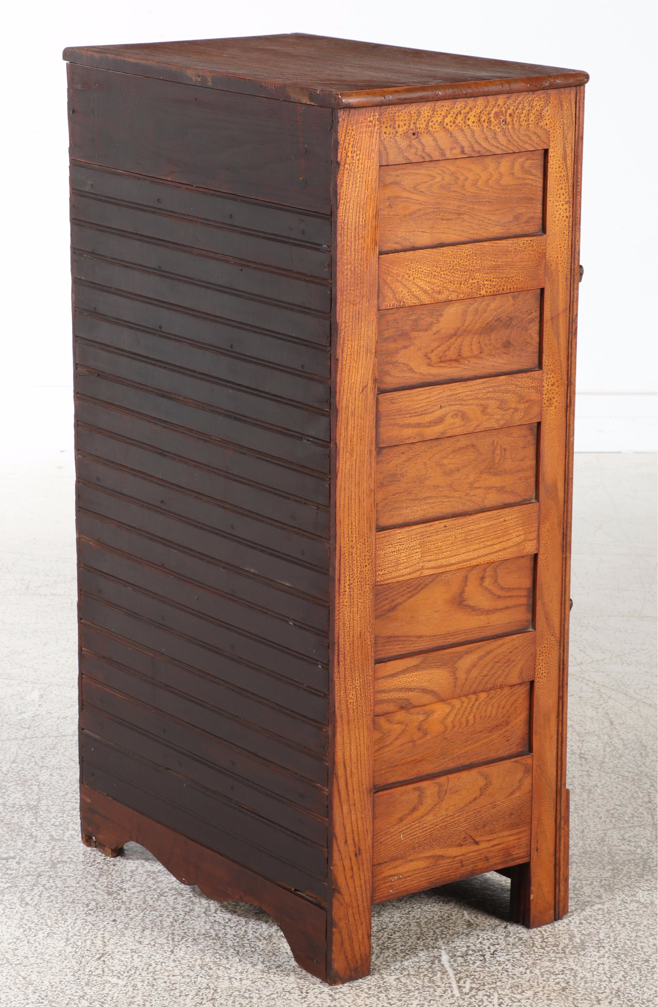 Gibson Oak Two-Door Ice Chest, Early 20th Century