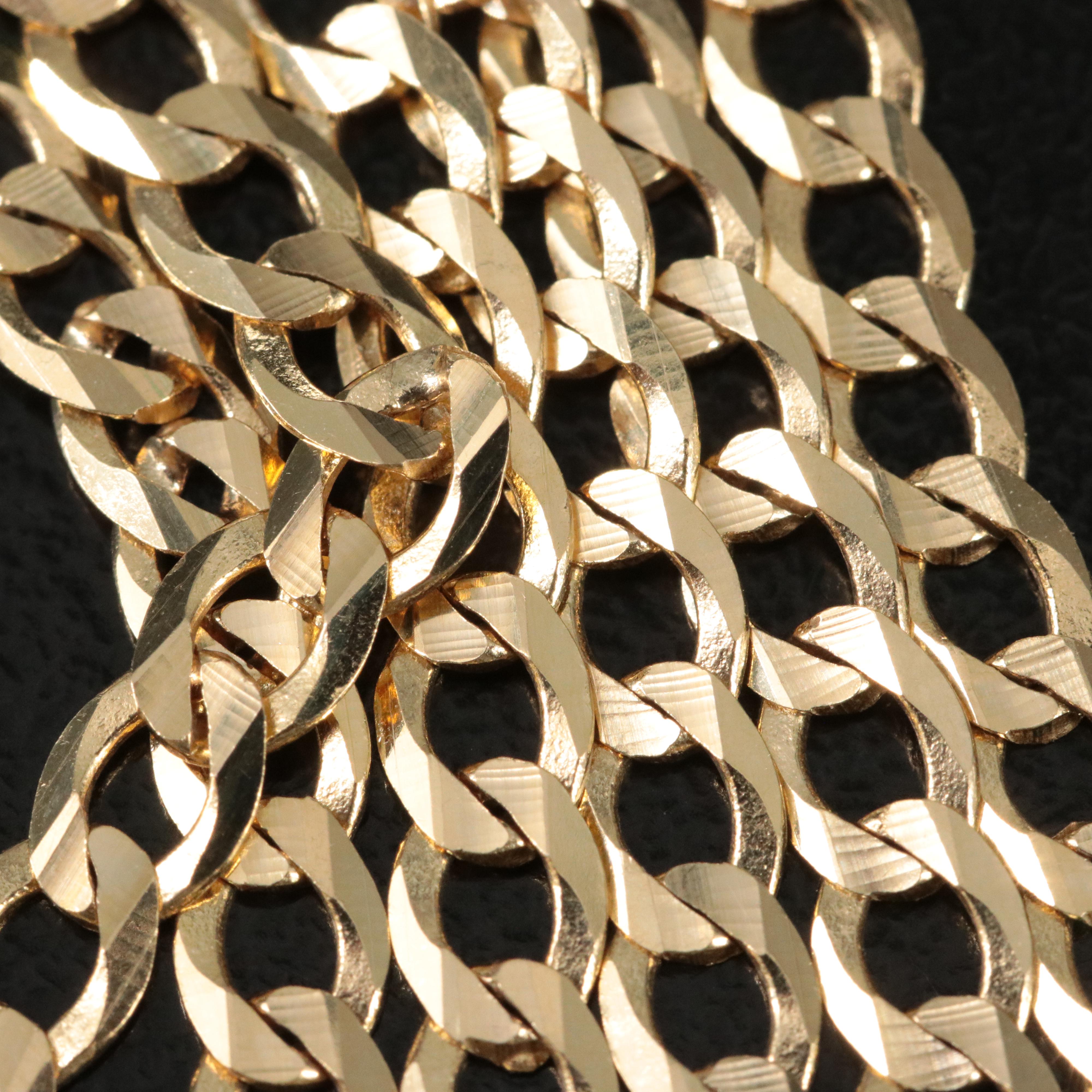 14K Curb Chain Necklace