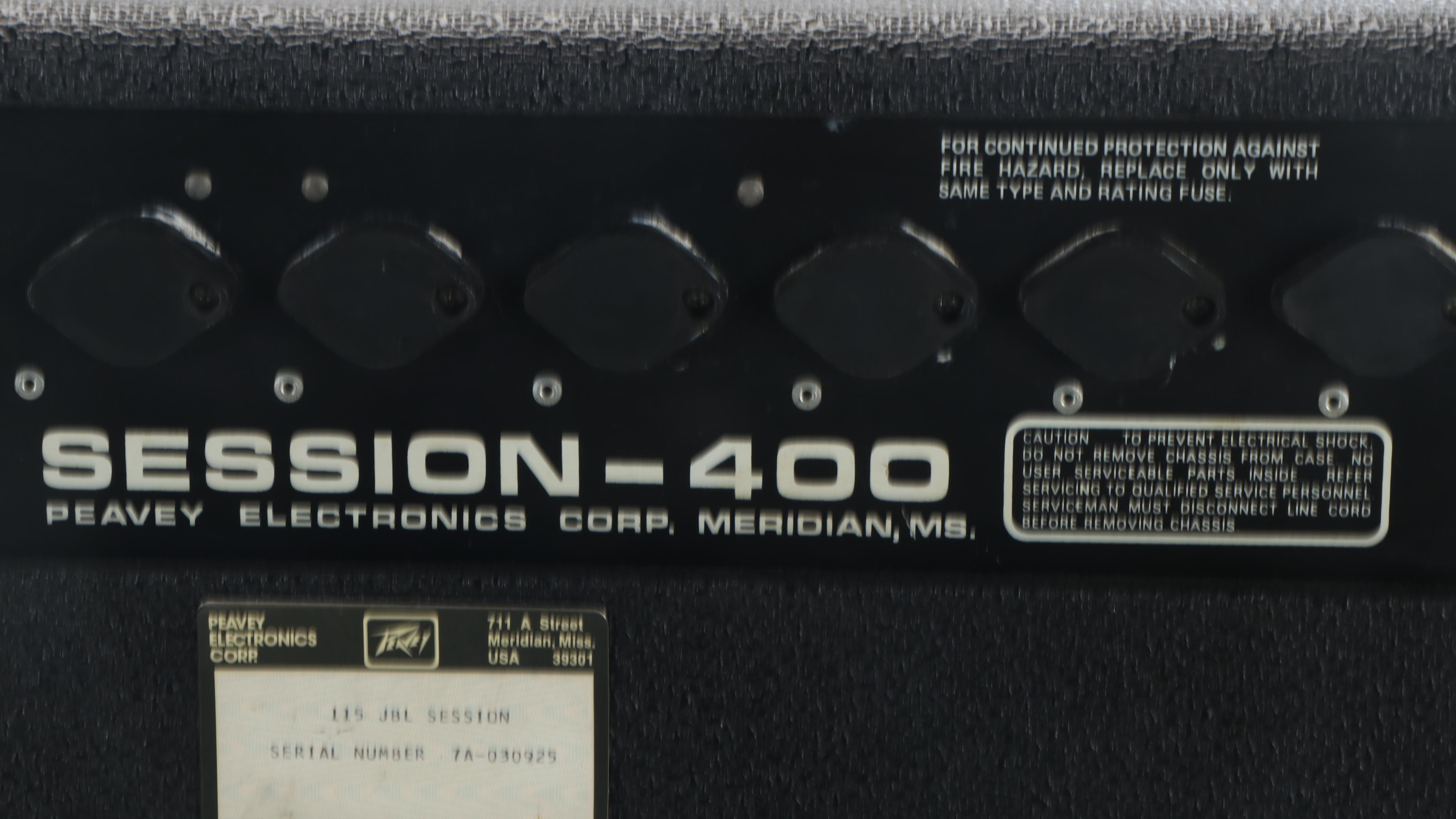 Peavey Session 400 Cabinet Amp