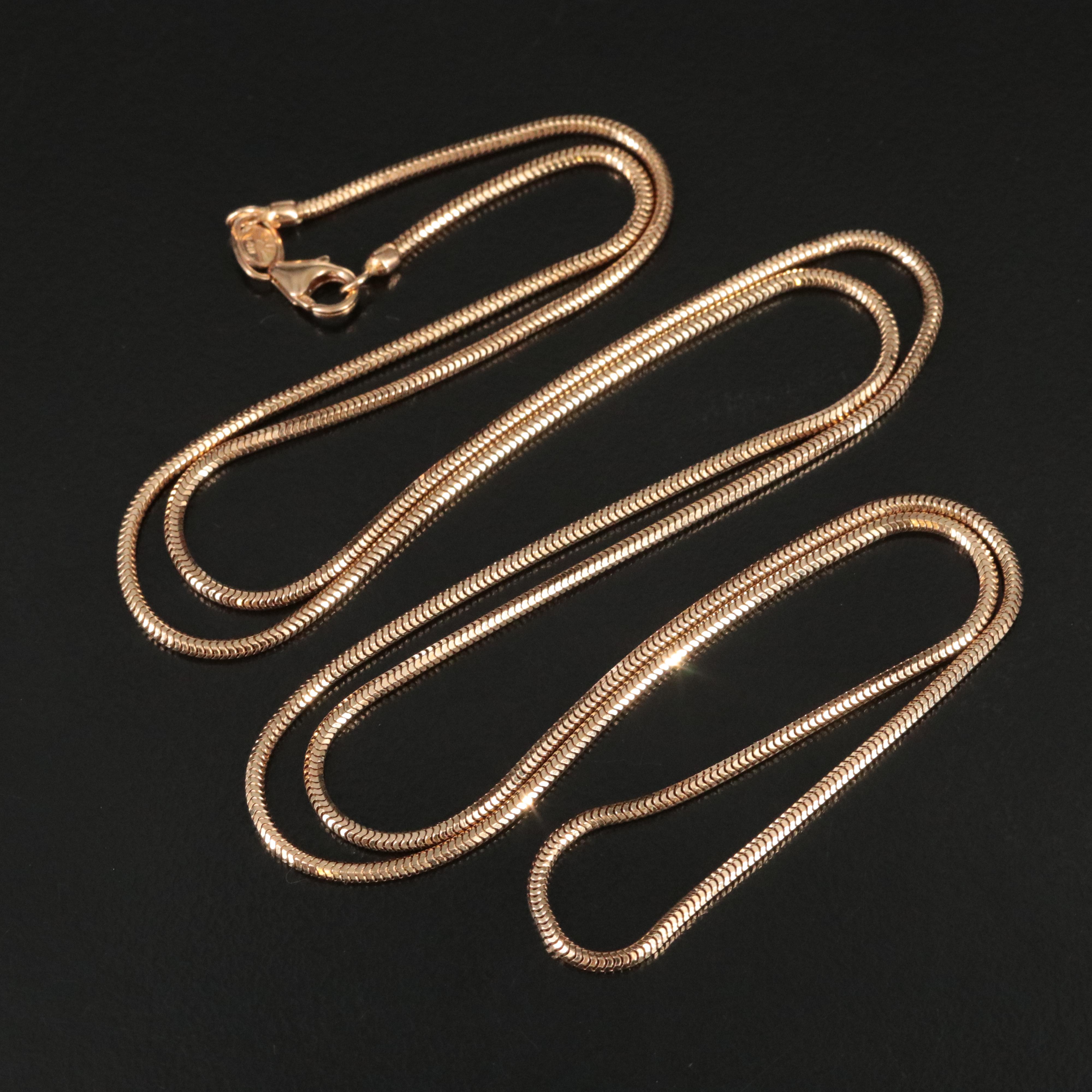 Italian 14K Snake Chain Necklace