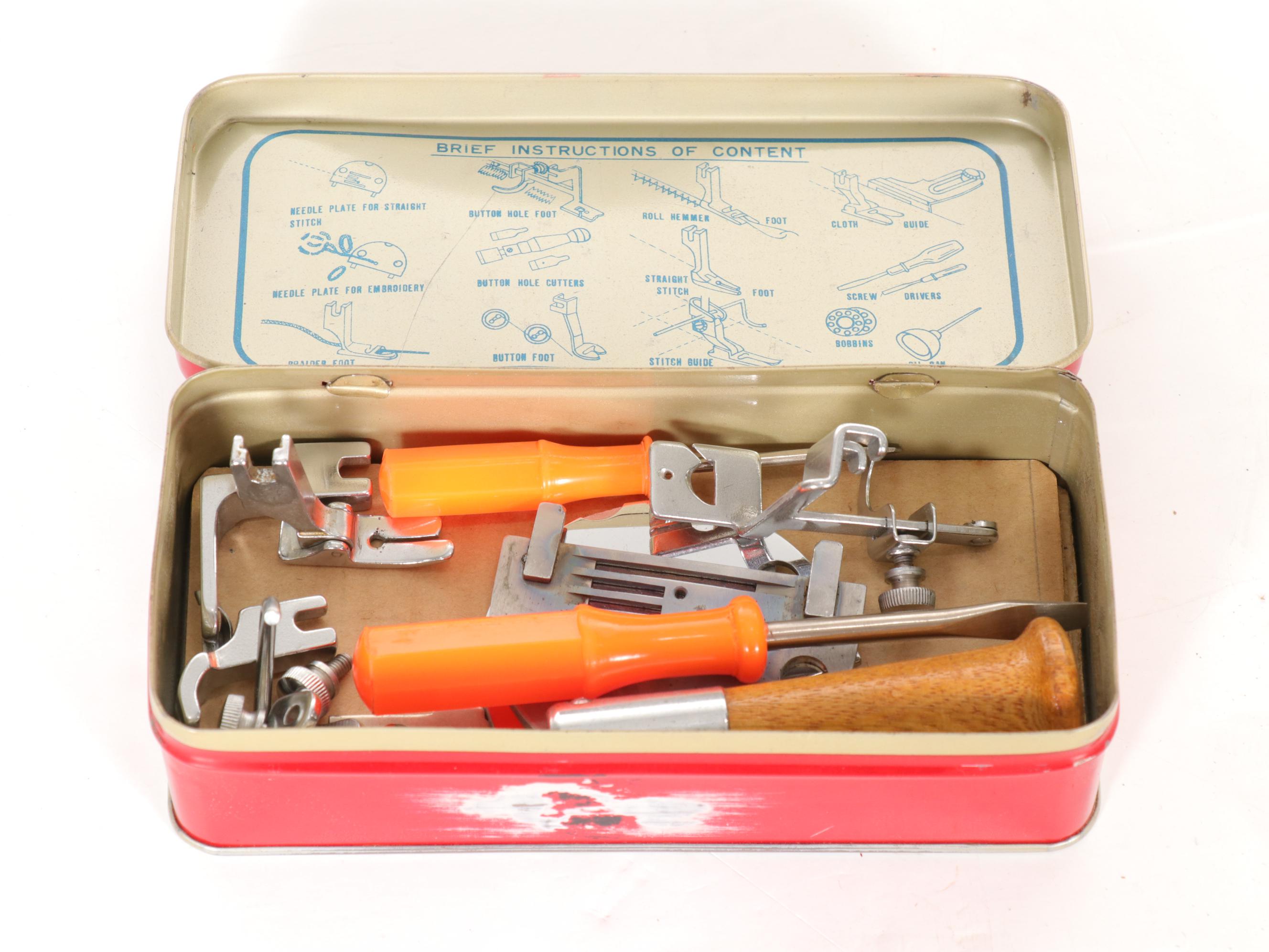 American Home Deluxe Zig-Zag Portable Electric Sewing Machine, Mid-20th Century